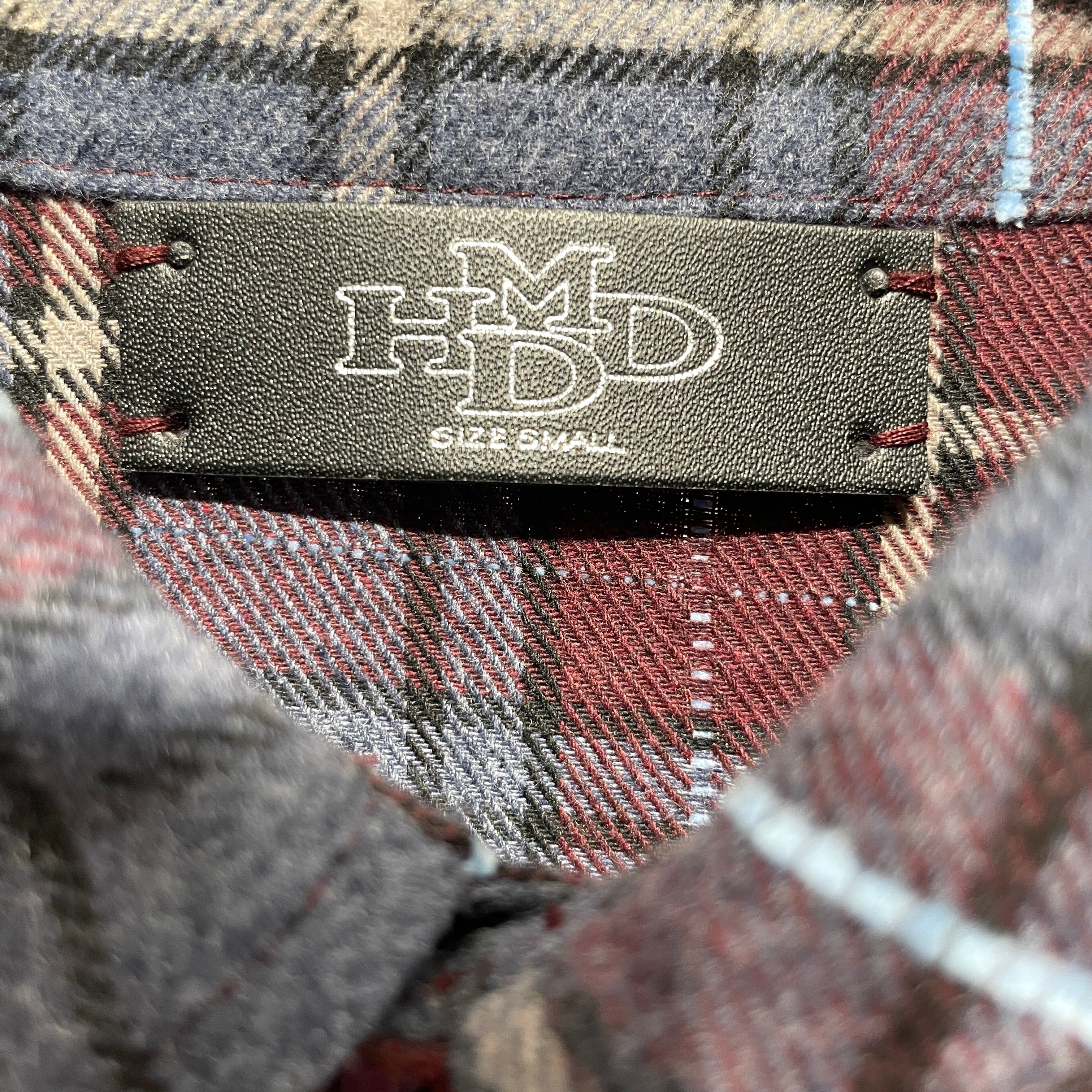 HappyMemoriesDontDie(HMDD)/LS Shirt/S/Cotton/IDG/Plaid/ view 3