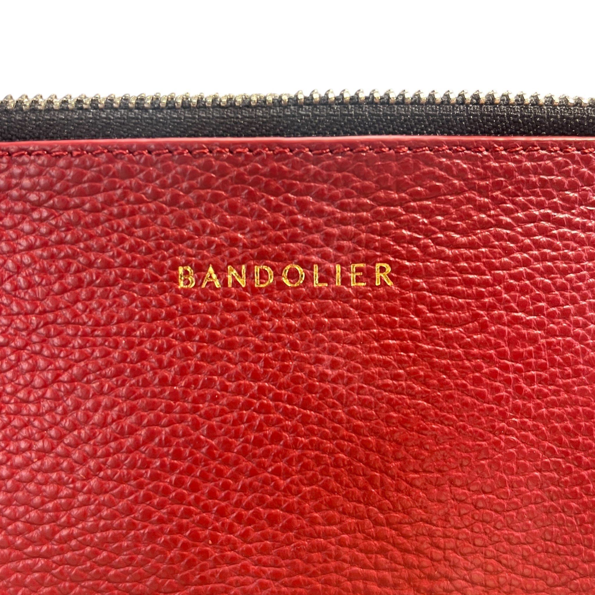 BAND OF OUTSIDERS/Long Wallet/O/S/Leather/RED/rock with stones view 3