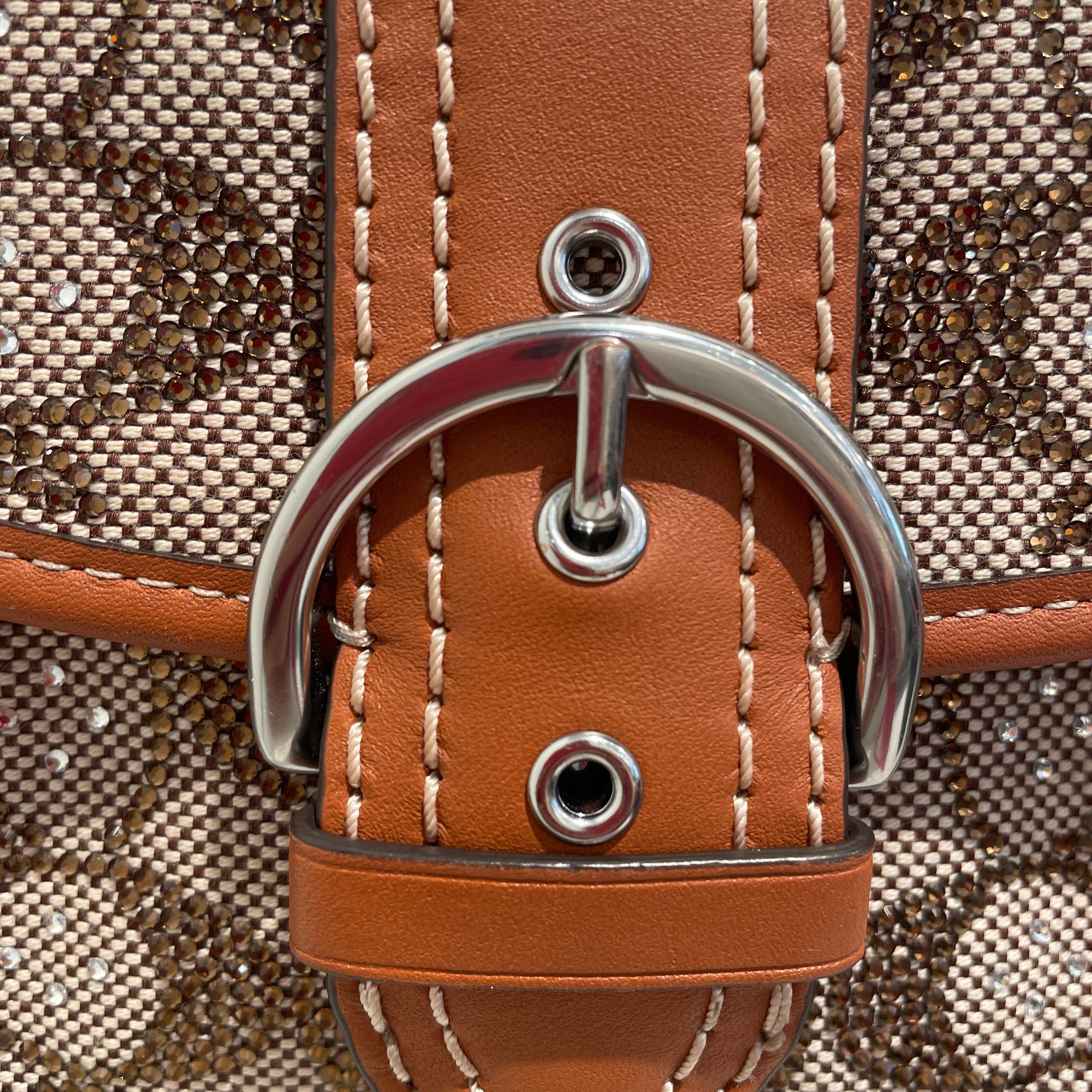 COACH/Bag/Monogram/Leather/BRW/soho 25 in crystal view 6