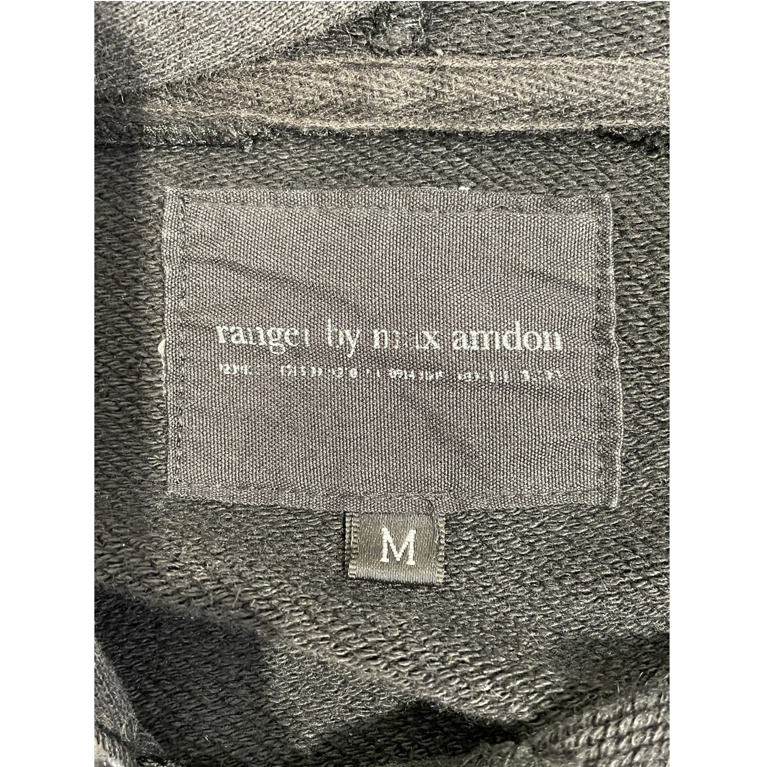 RANGER CARTEL /Zip Up Hoodie/M/Cotton/BLK/Love-YR Cross Belt Hoodie view 3