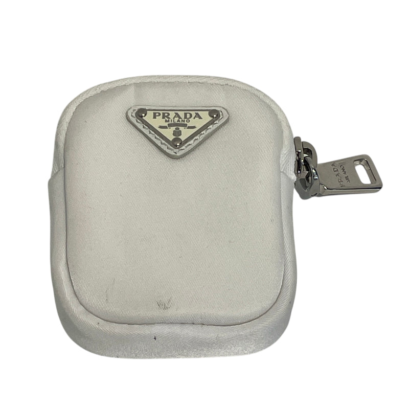 PRADA/Bag/Nylon/WHT/ANKLE BOOT NYLON BAG