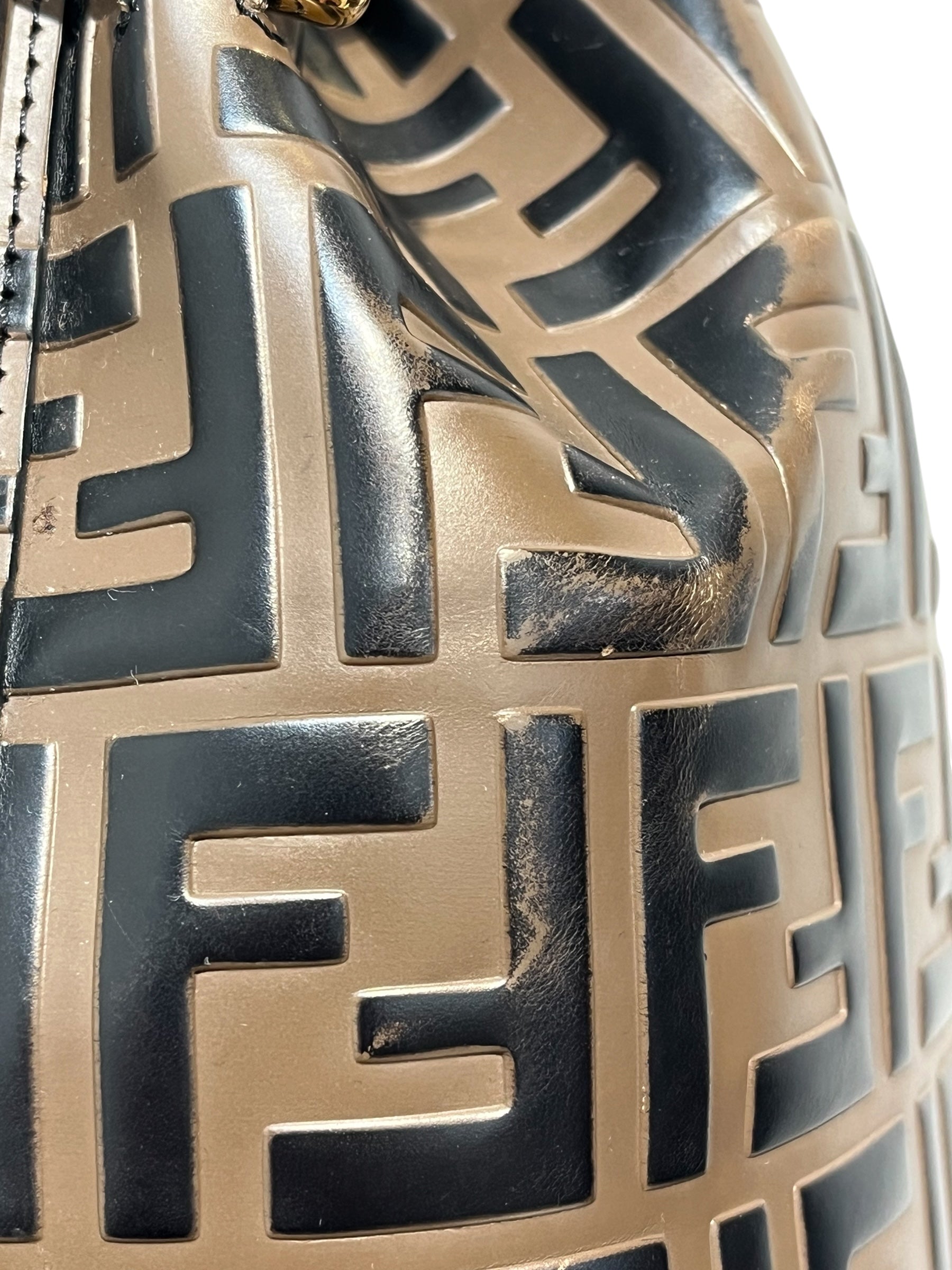 FENDI/Cross Body Bag/Monogram/Leather/BRW/bucket bag mon tresor view 7