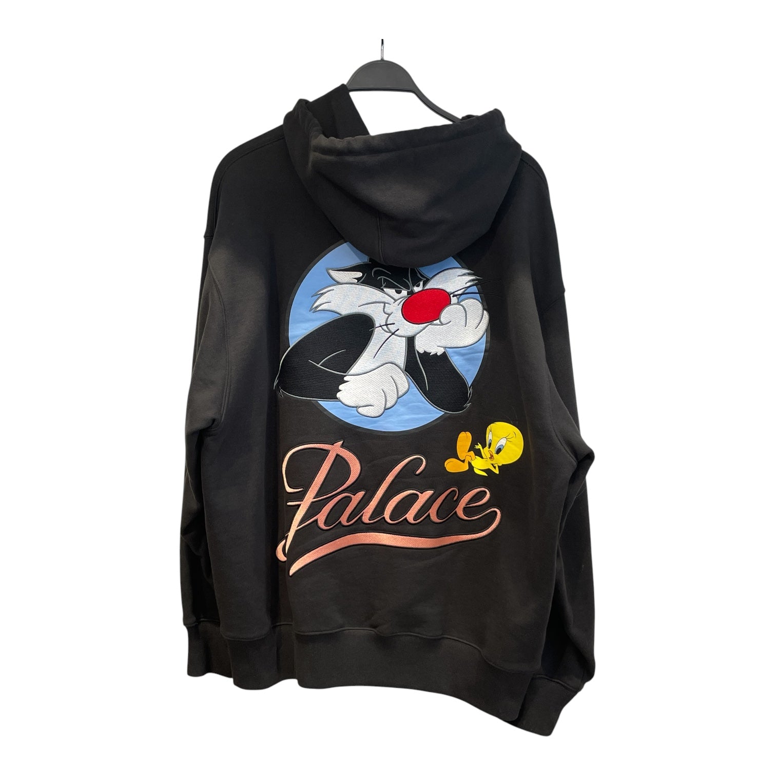 UGG australia/PALACE/Hoodie/XL/Graphic/Cotton/BLK/LOONEY TUNES PINK PALACE view 2