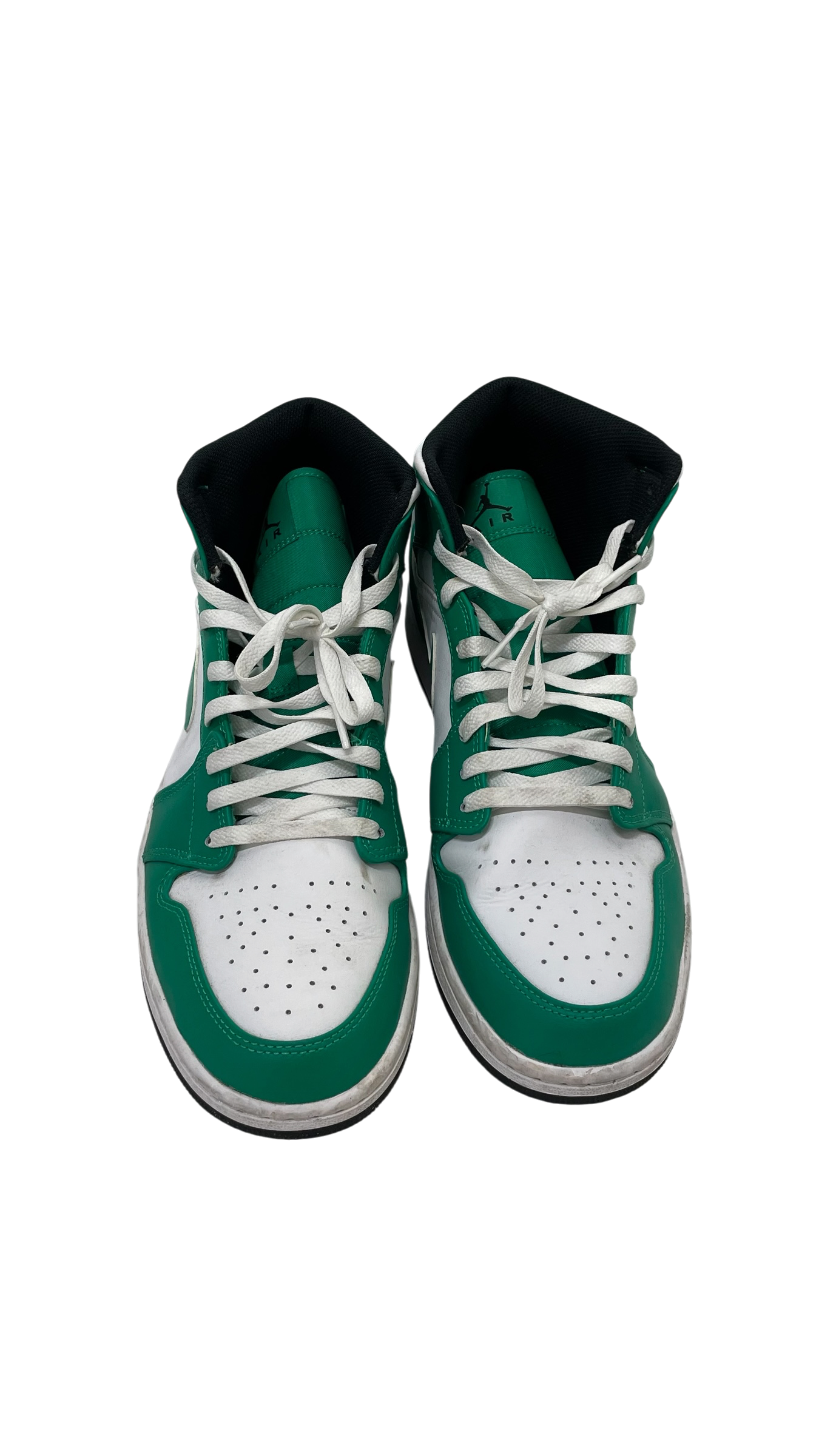 NIKE/Hi-Sneakers/US 12/Leather/GRN/LUCKY GREEN view 2