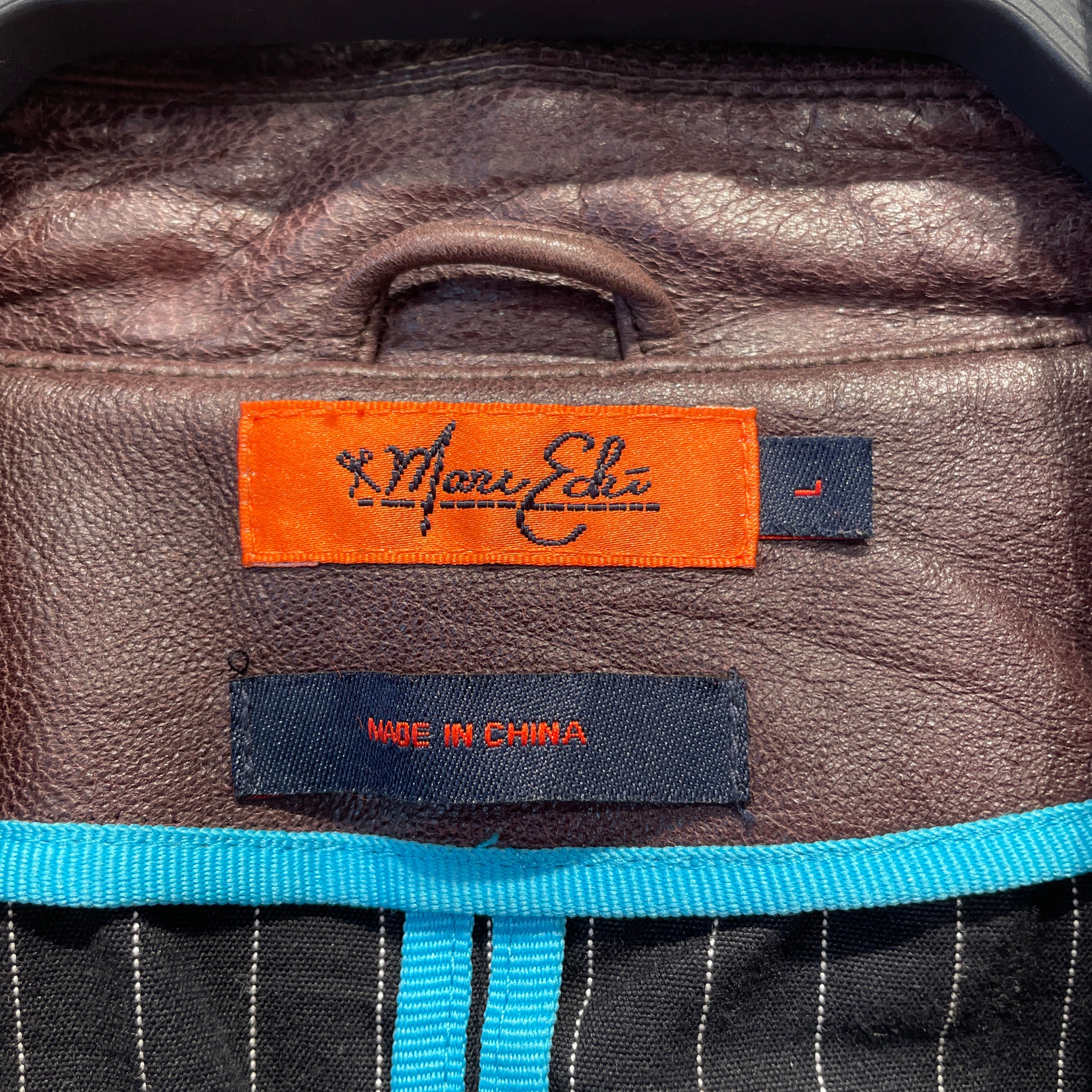 Ecko/Leather Jkt/L/Leather/BRD/ view 3