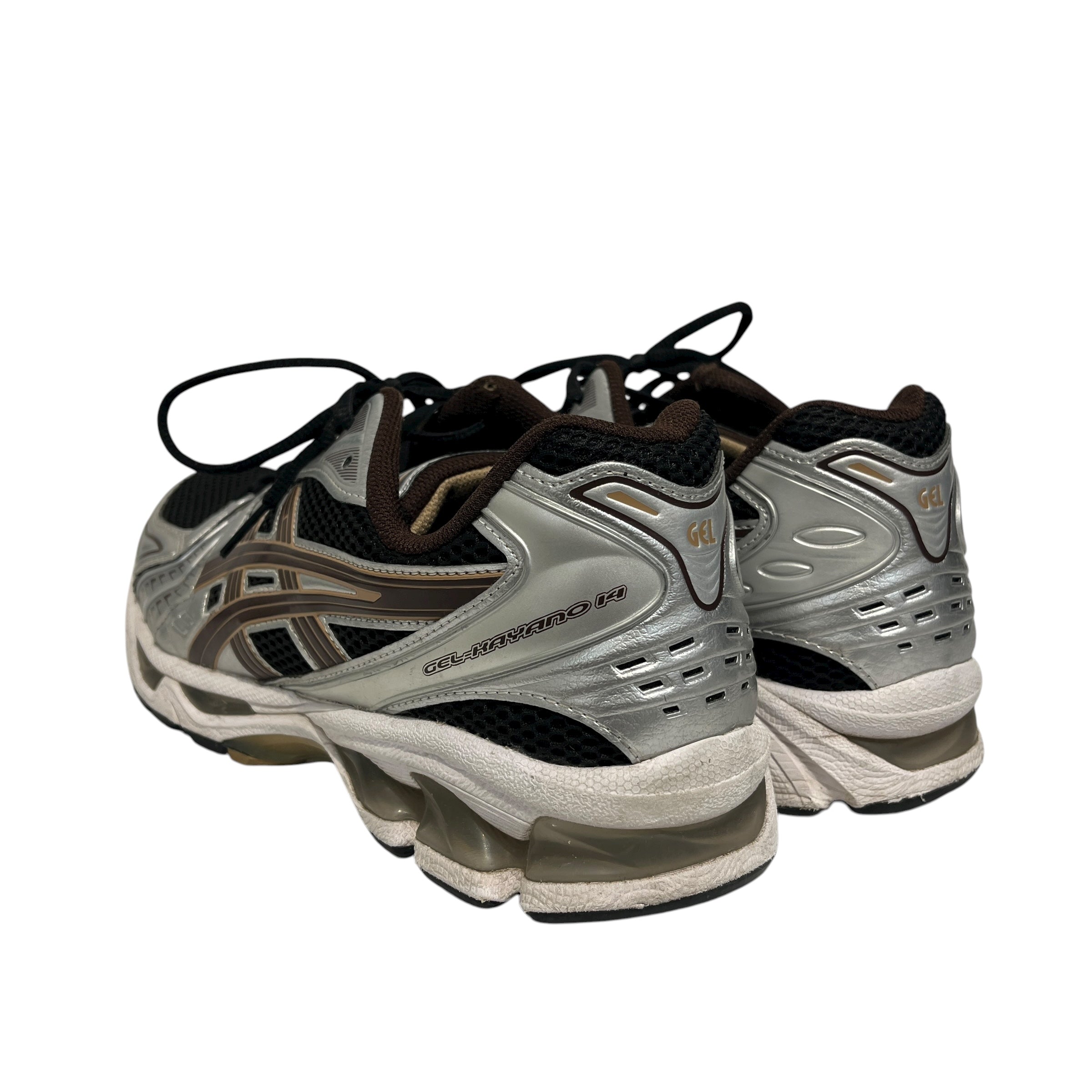 ASICS/Low-Sneakers/US 11.5/Cotton/BRW/Gel coffee silver view 2