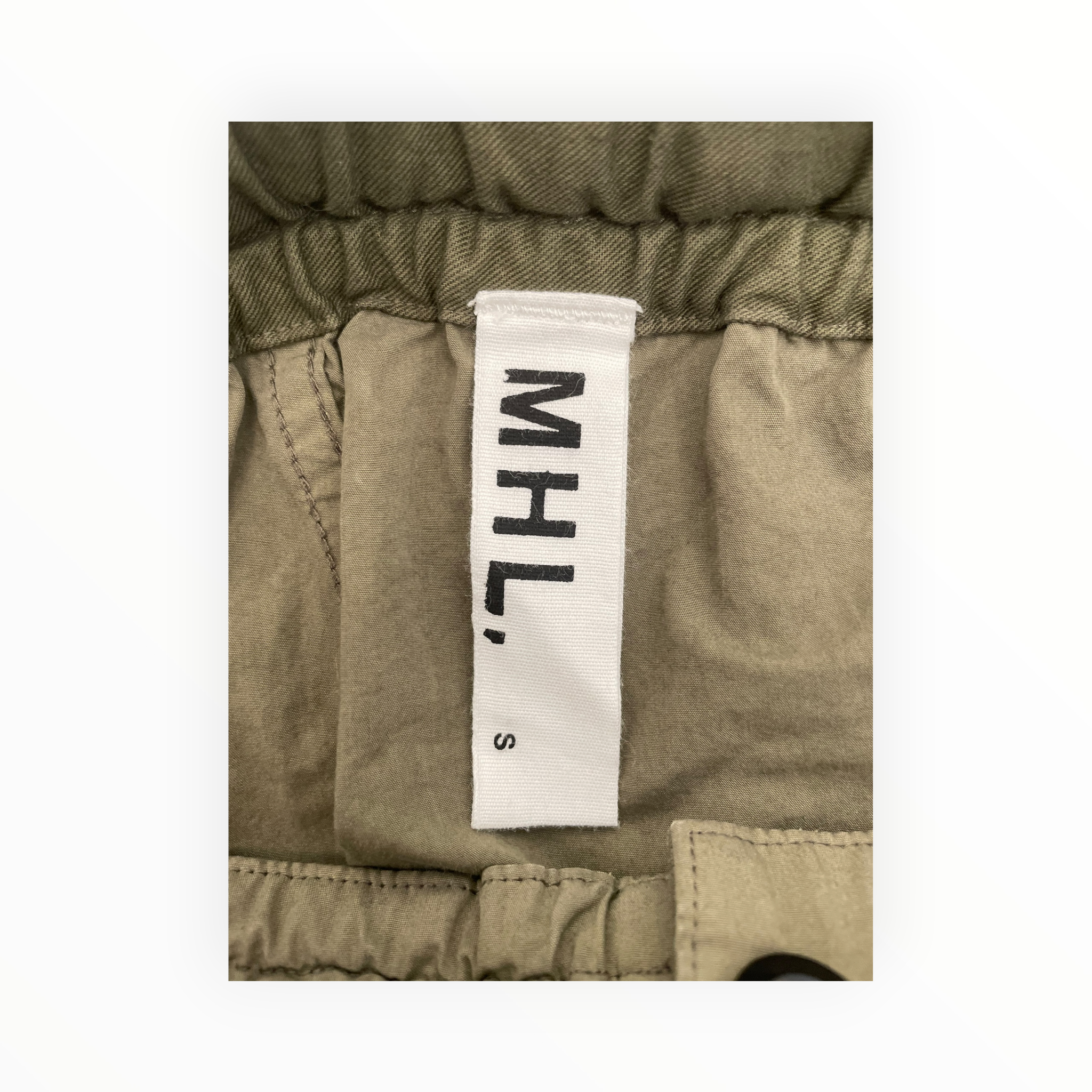 Margaret Howell/Straight Pants/S/Cotton/GRN/ view 3