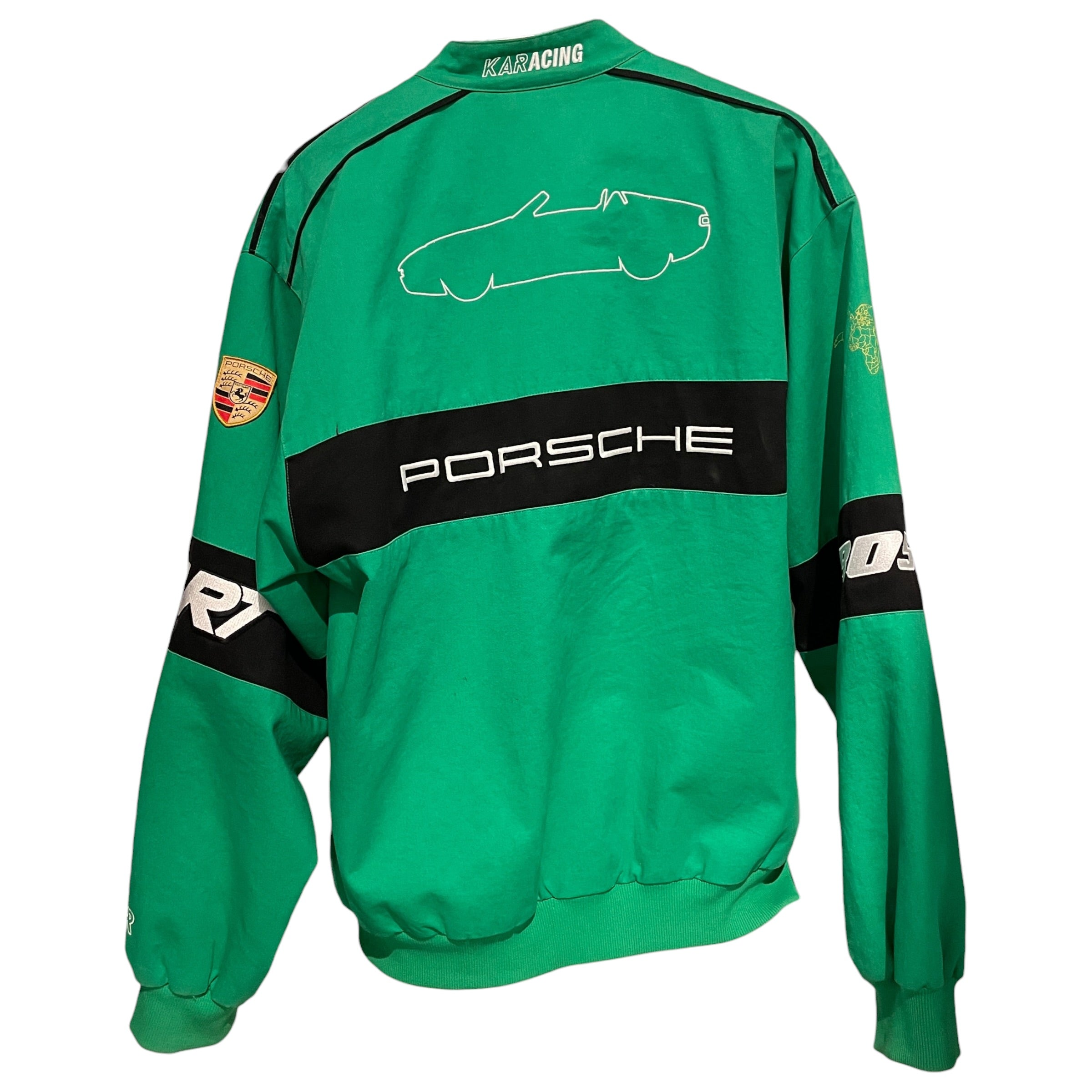 kar racing /Porsche Design/Jacket/XL/Cotton/GRN/porsche racing jacket view 2