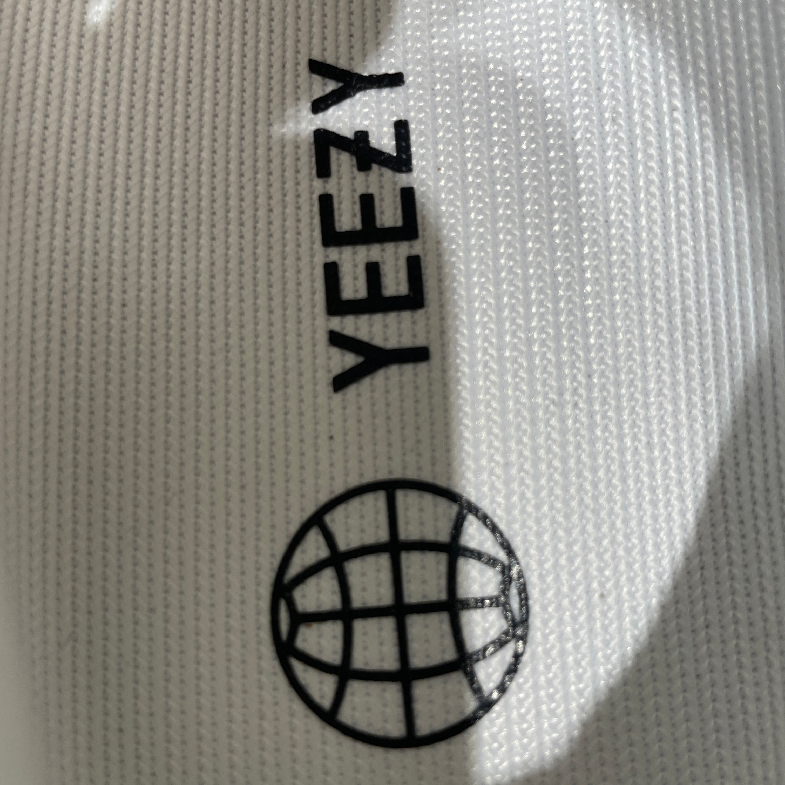 YEEZY/Low-Sneakers/US 4/Cotton/WHT/350 BONE view 3