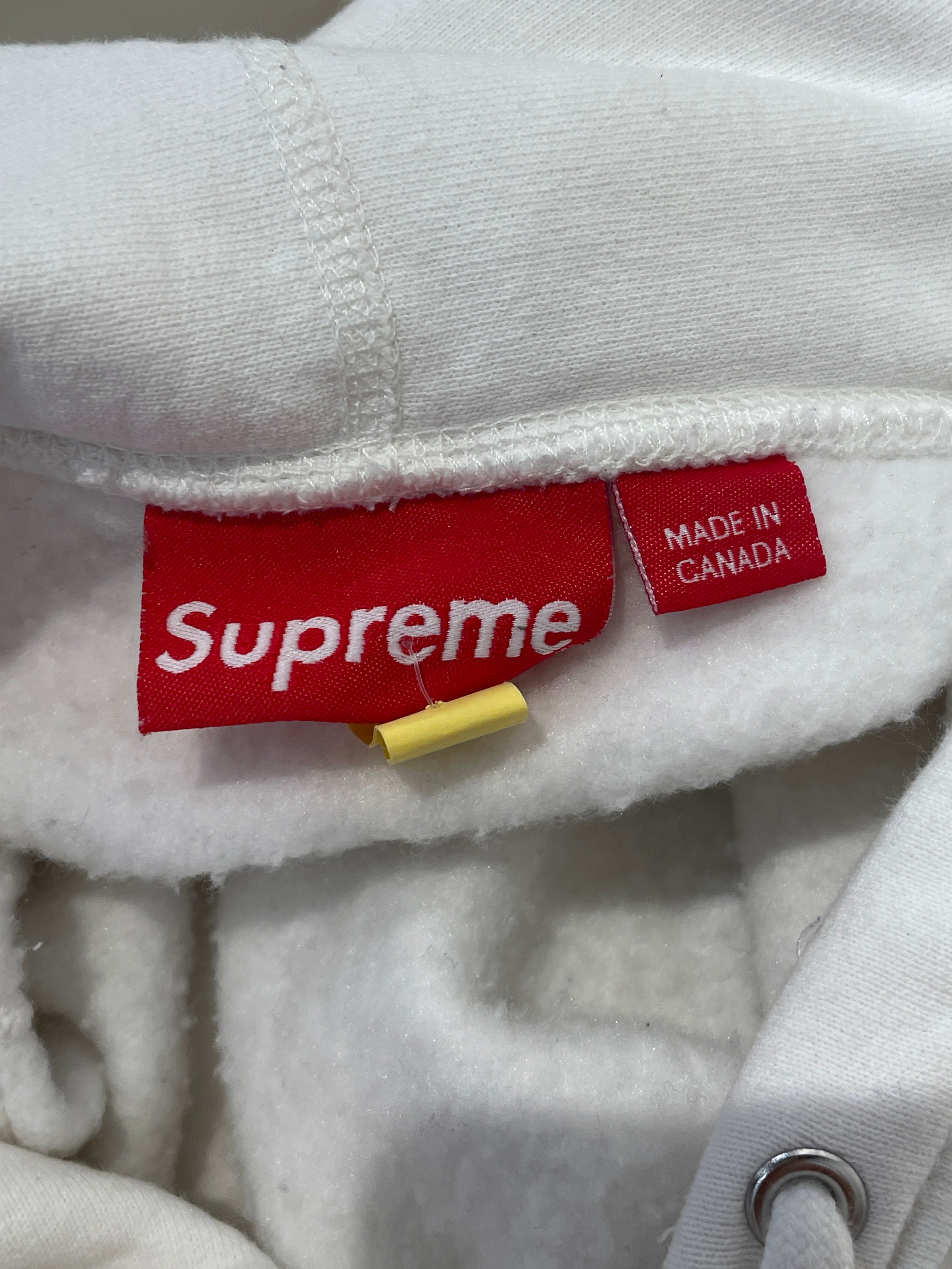 Supreme/Hoodie/XL/Cotton/WHT/logo box ss23 view 3