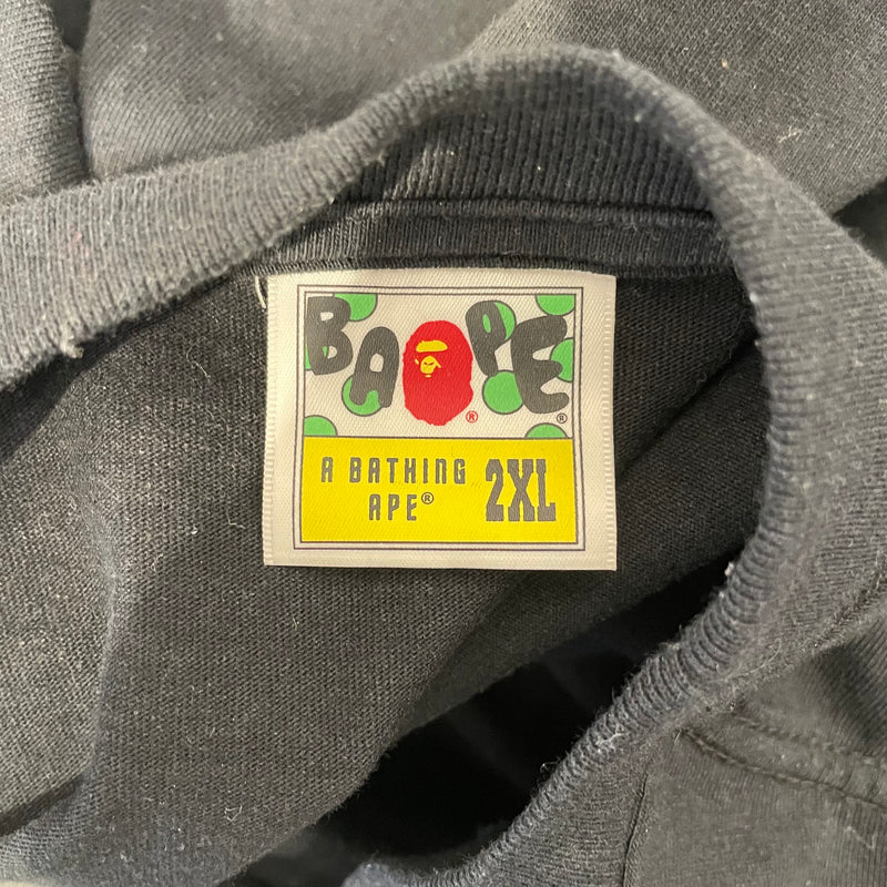 A BATHING APE/T-Shirt/XXL/Cotton/BLK/Camouflage/