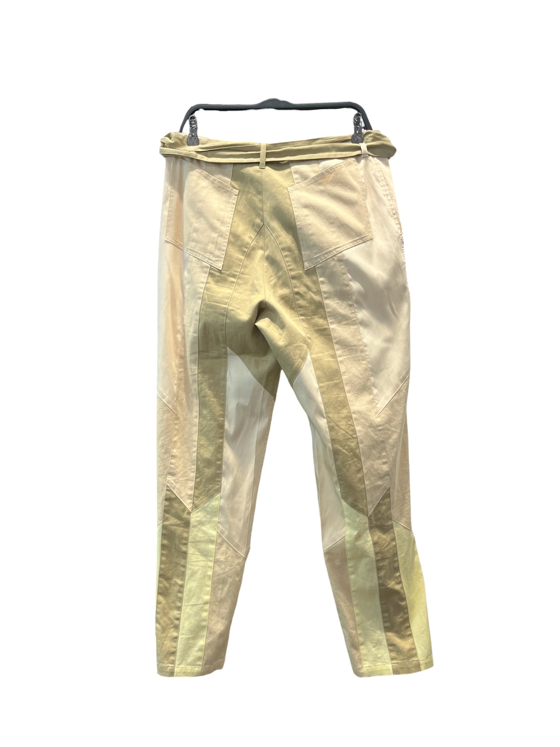 Kiko Kostadinov/Bottoms/40/Cotton/GRN/DAINTREE PANELLED BUCKLE BELT view 2