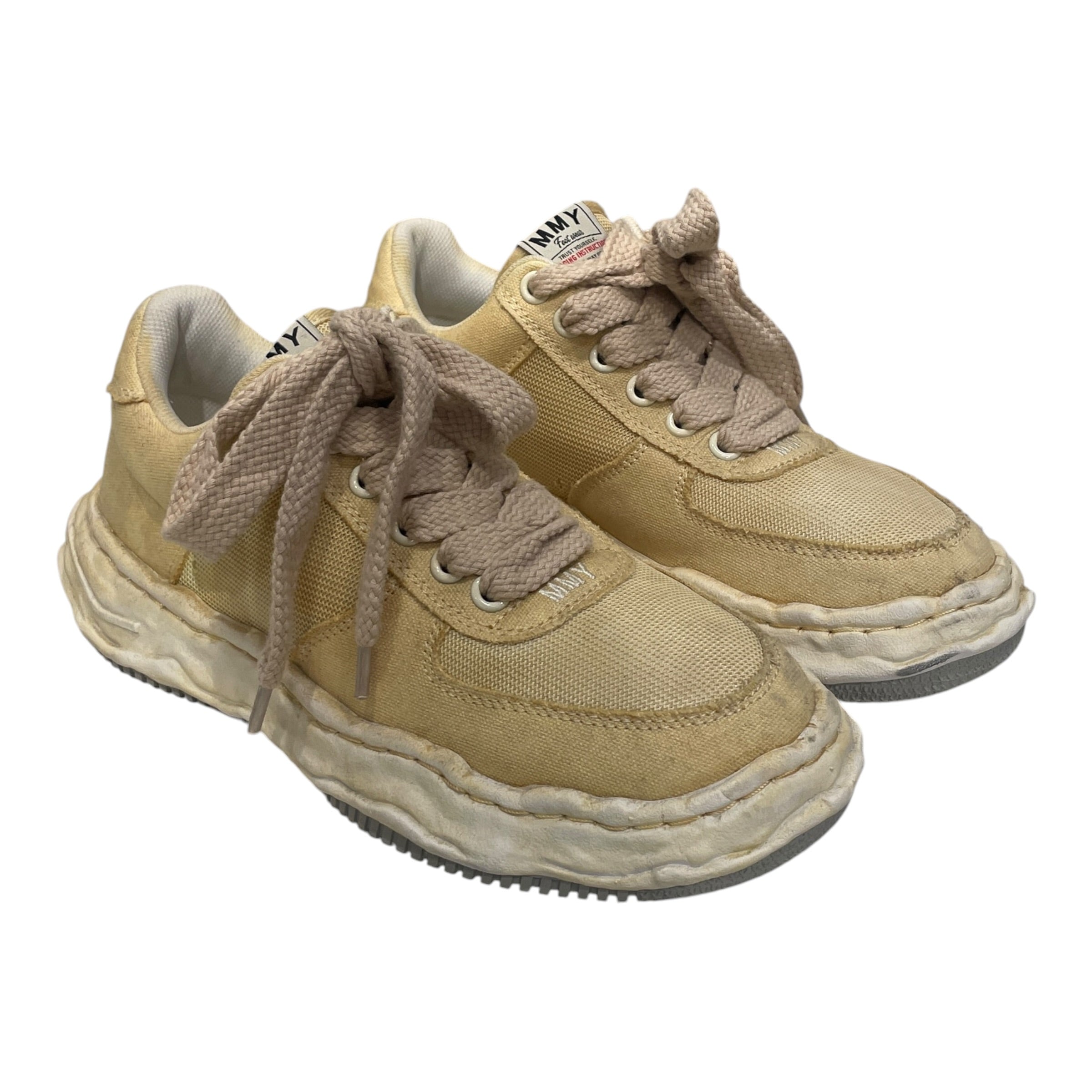 MIHARA YASUHIRO/Low-Sneakers/EU 42/Cotton/BEG/A12FW716 view 1