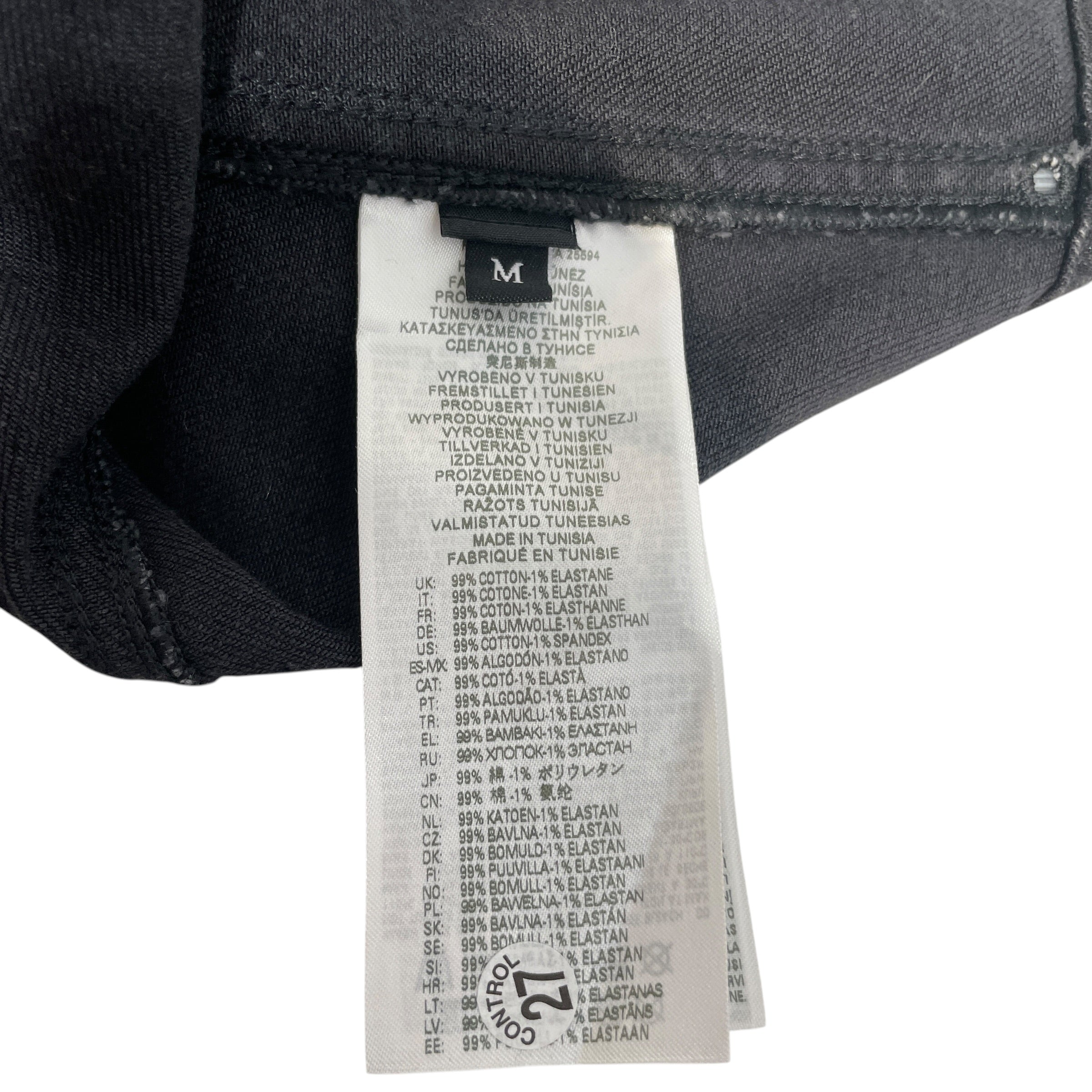 DIESEL/Cut & Sew/M/Cotton/BLK/De-Ville Denim Tube Top view 5