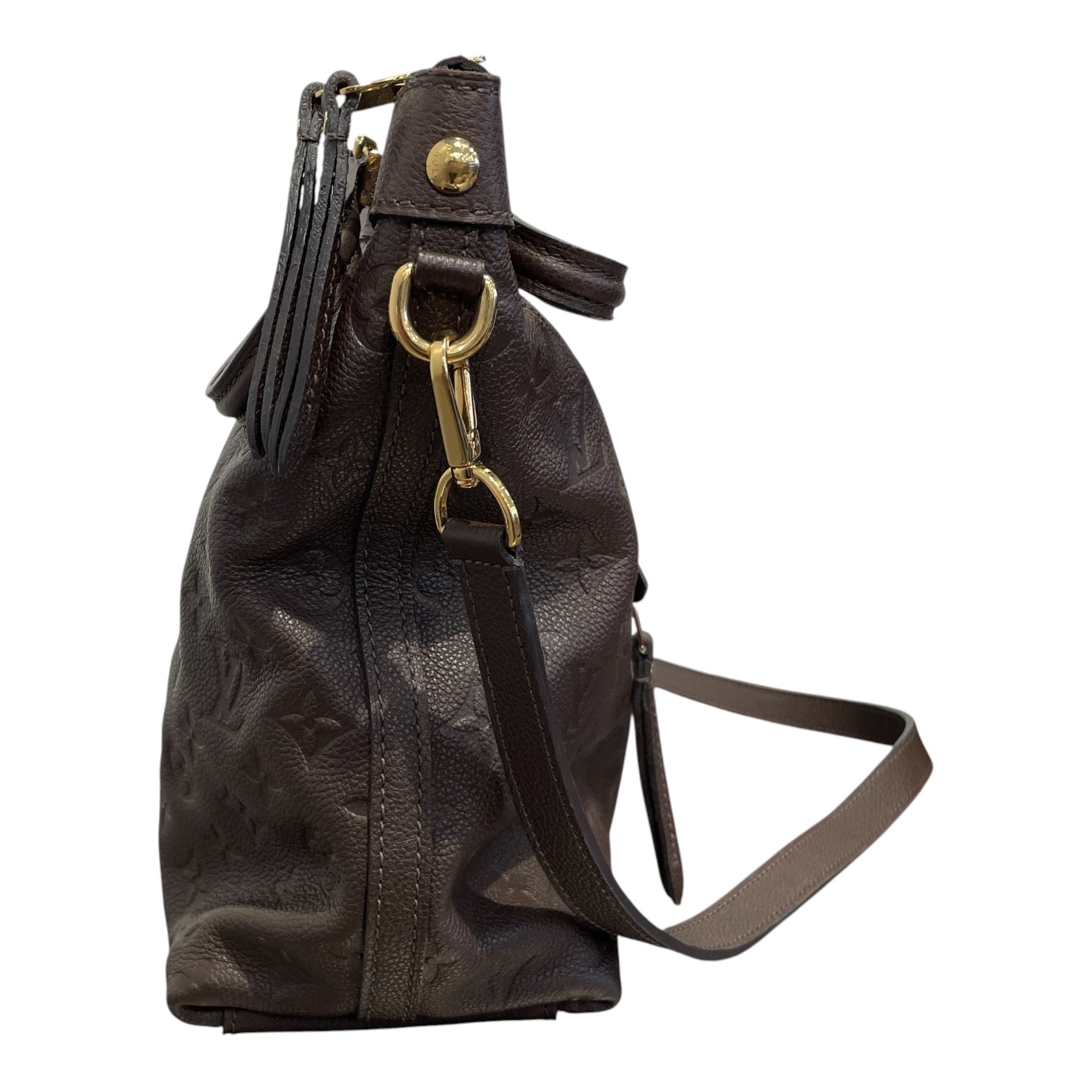 LOUIS VUITTON/Cross Body Bag/Monogram/Leather/BRW/BASTILLE MM 'TERRE' view 3
