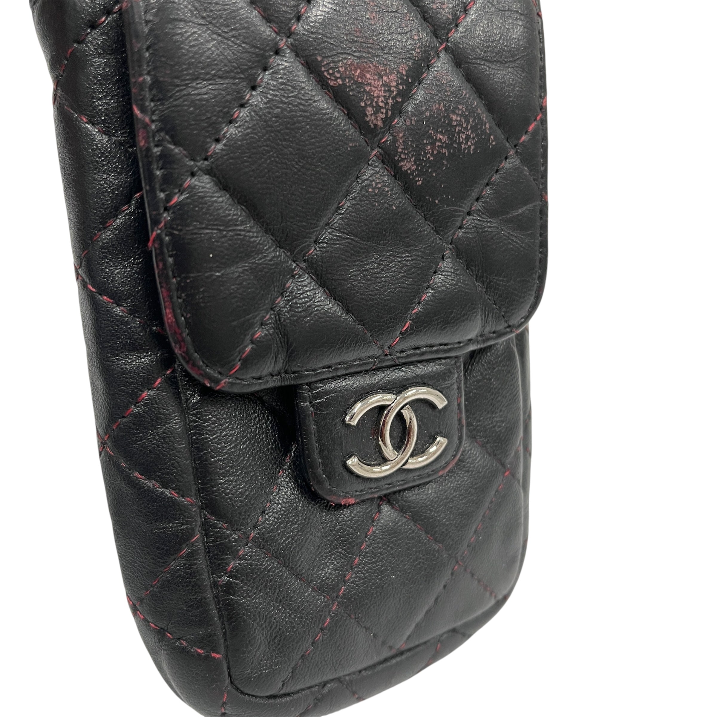 CHANEL/Pouch/Leather/BLK/ view 5