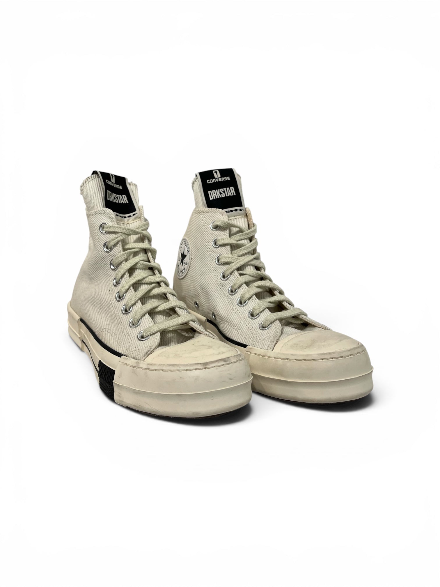 RICK OWENS DRKSHDW/CONVERSE/Hi-Sneakers/US 7/WHT/DRKSTR view 1