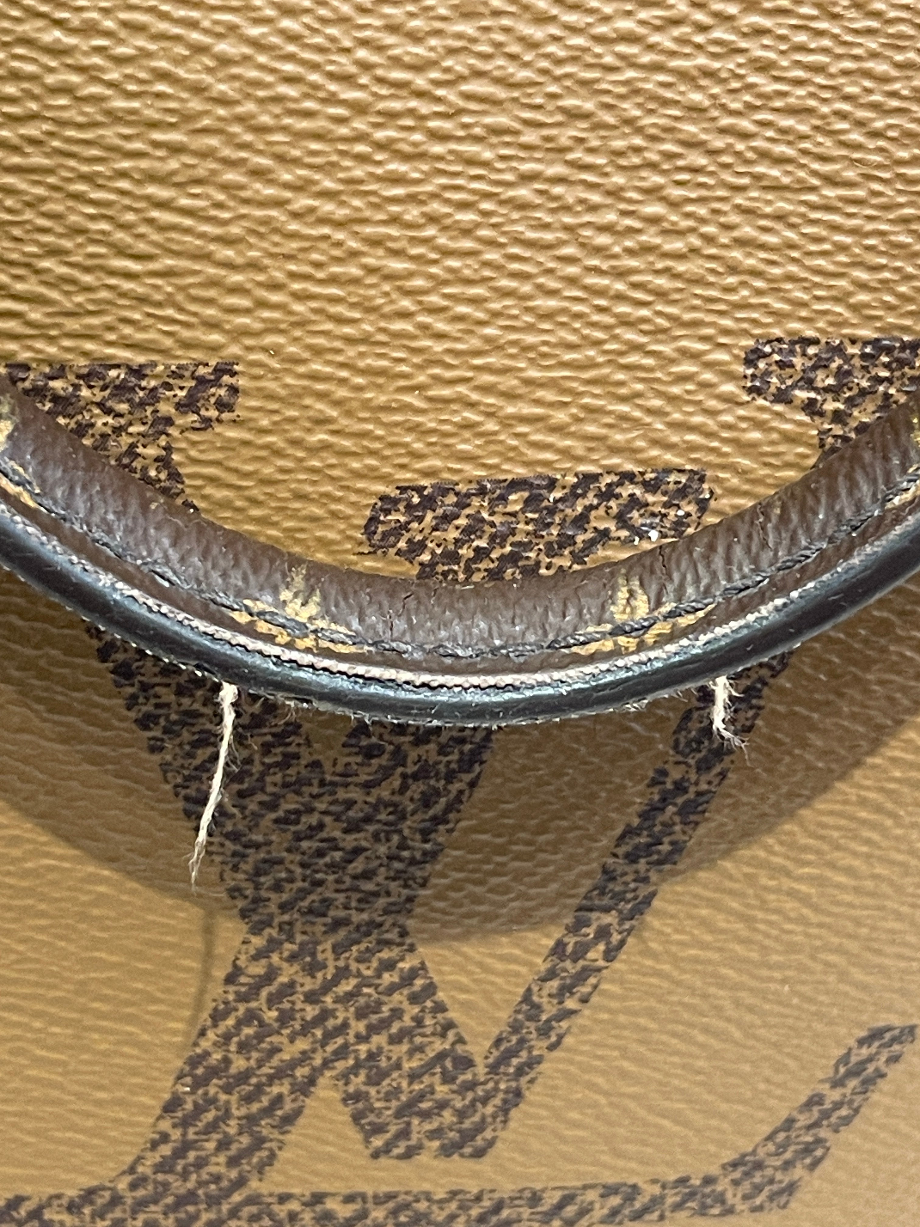 LOUIS VUITTON/Hand Bag/Monogram/Leather/BRW/Reverse Monogram Handbag view 7