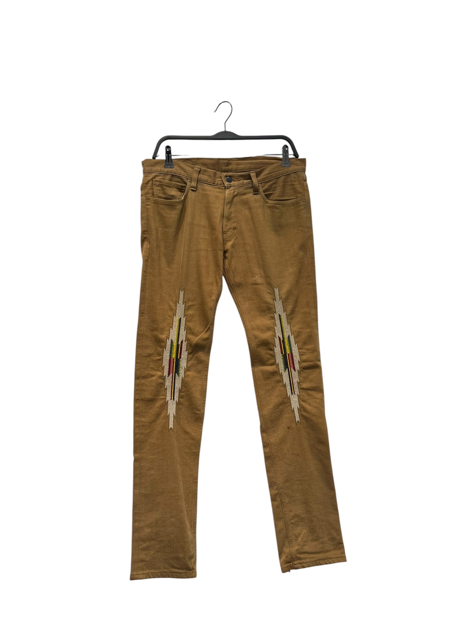 NUMBER (N)INE/Skinny Pants/2/Cotton/CML/Graphic/F07-NNP009 view 1