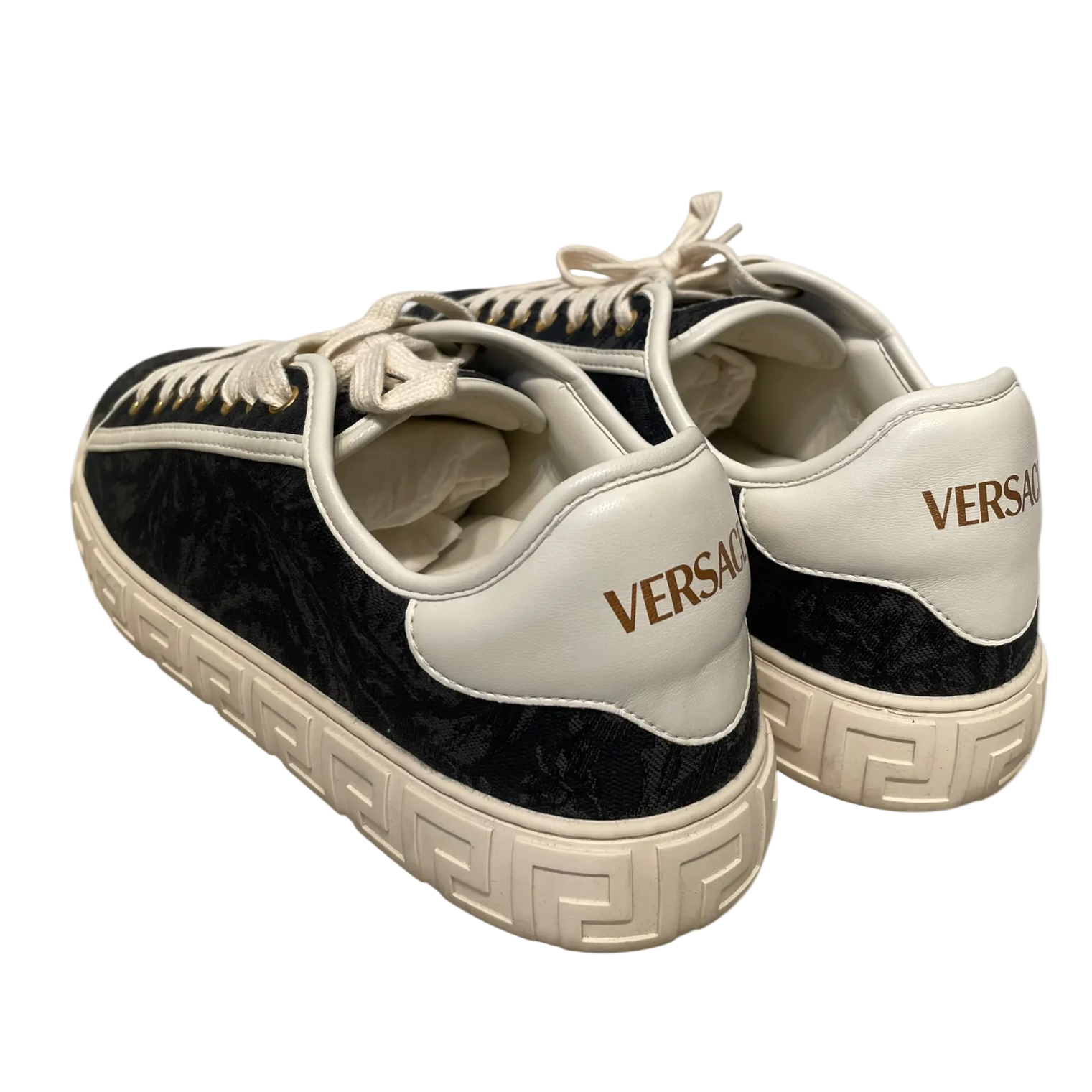 VERSACE/Low-Sneakers/EU 42/Floral Pattern/Cotton/GRY/ view 2