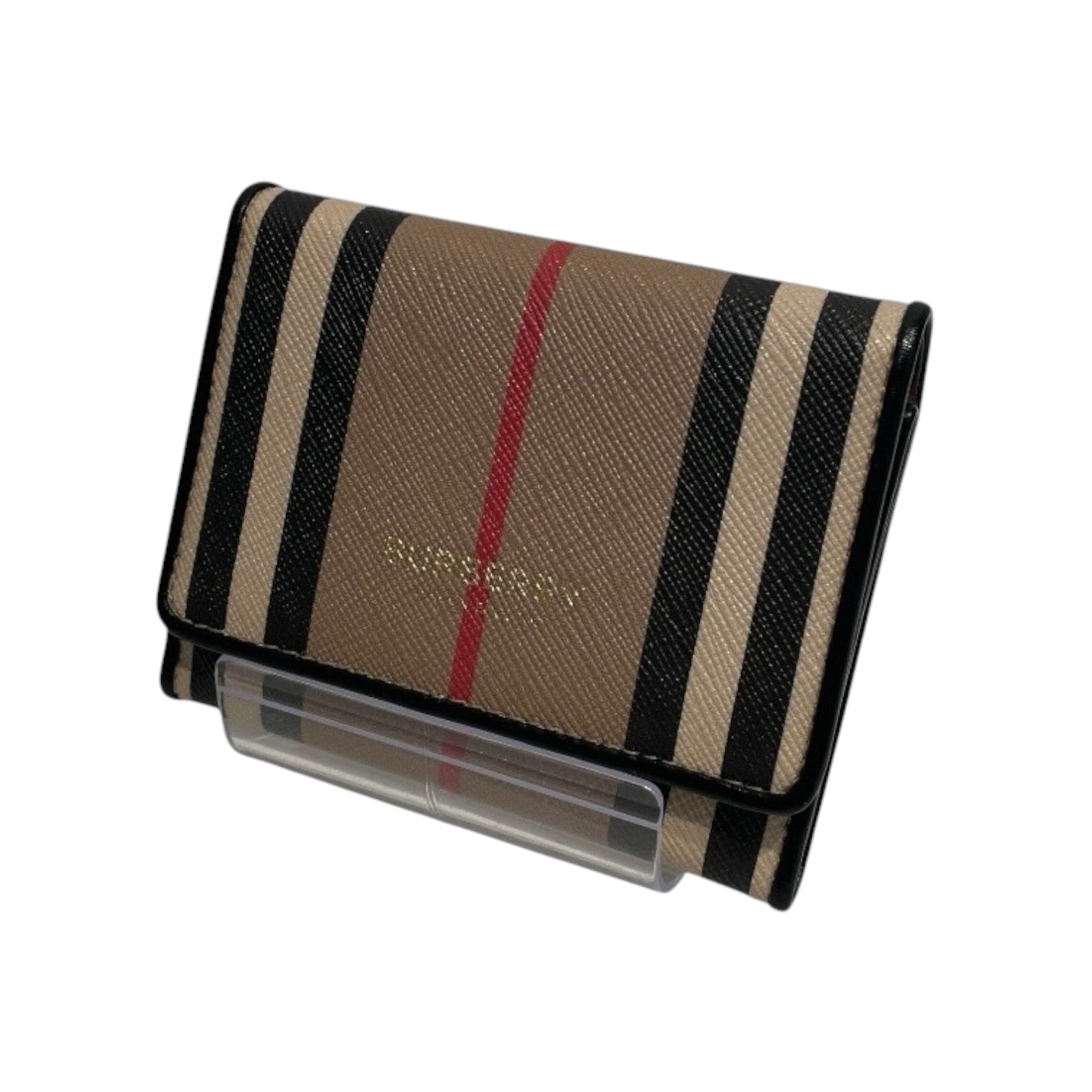 BURBERRY/Coin Wallet/Plaid/Leather/CML/ view 1