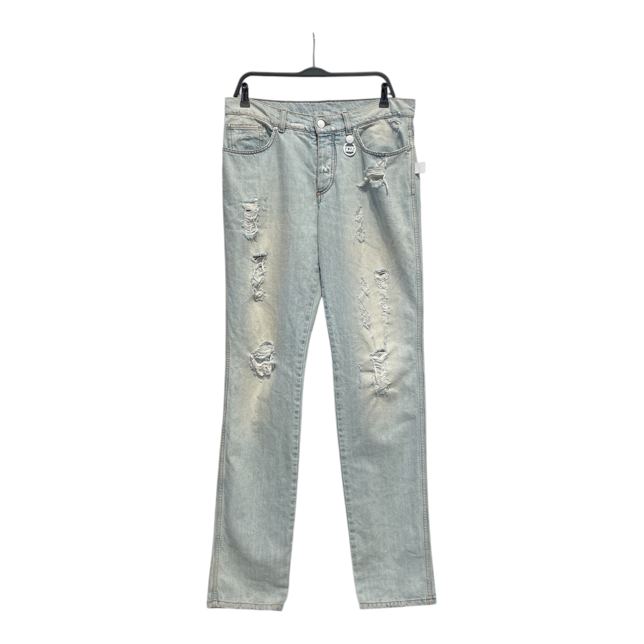 GCDS/Skinny Pants/L/Denim/BLU/PINK PATCH ON BACK view 1