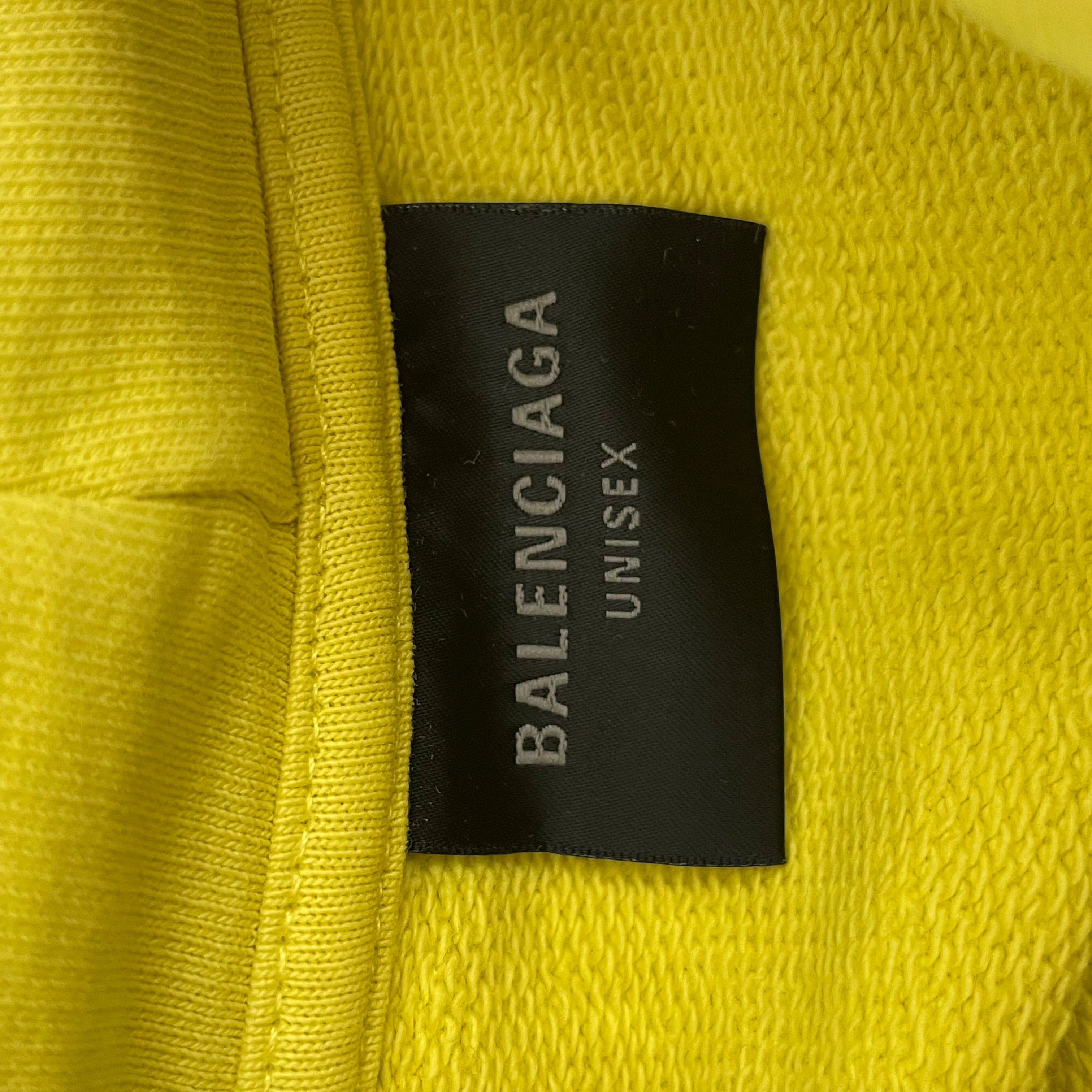 BALENCIAGA/Hoodie/L/Cotton/YEL/SURFER HOODIE view 4
