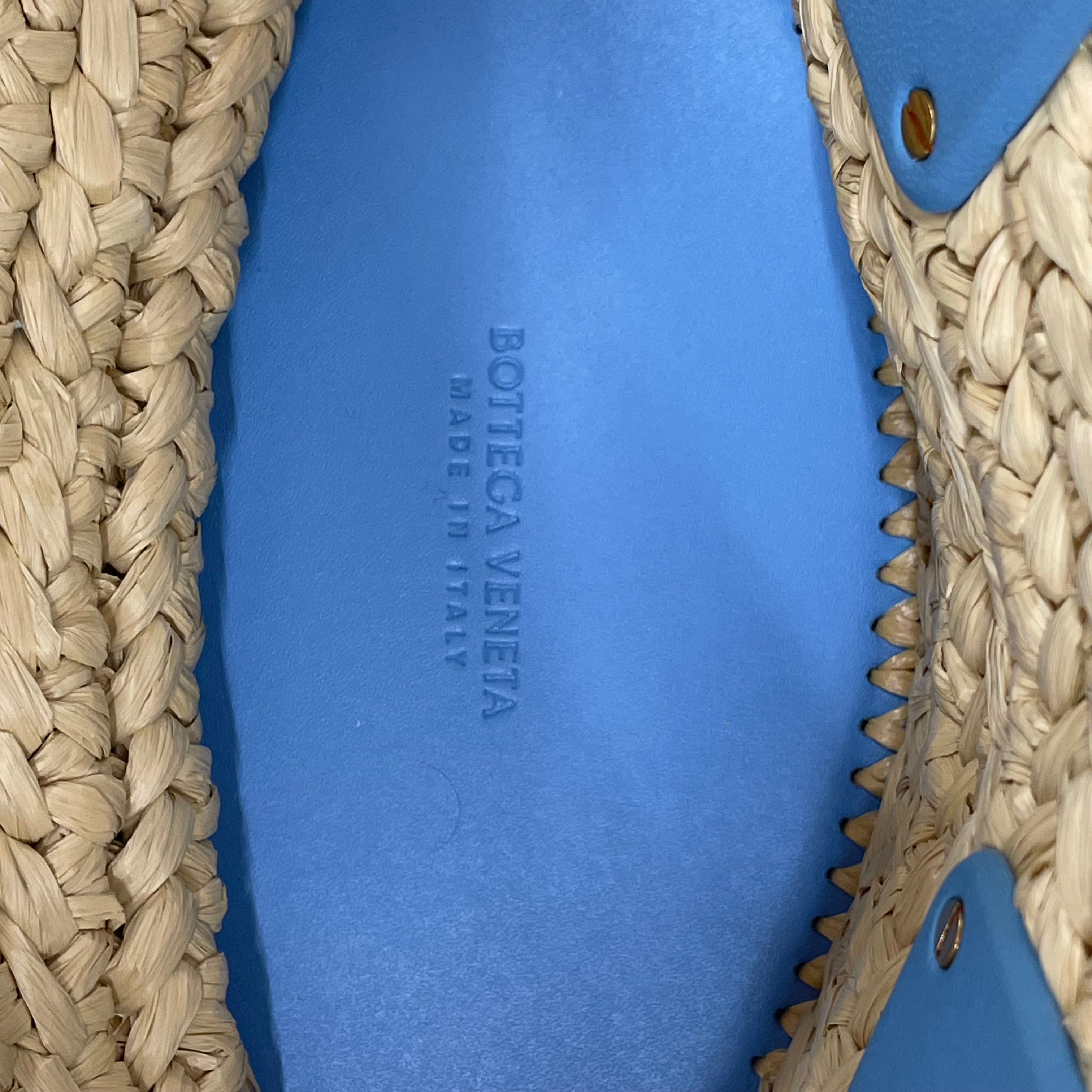 BOTTEGA VENETA/Bag/BLU/WEAVE BASKET BLUE view 6