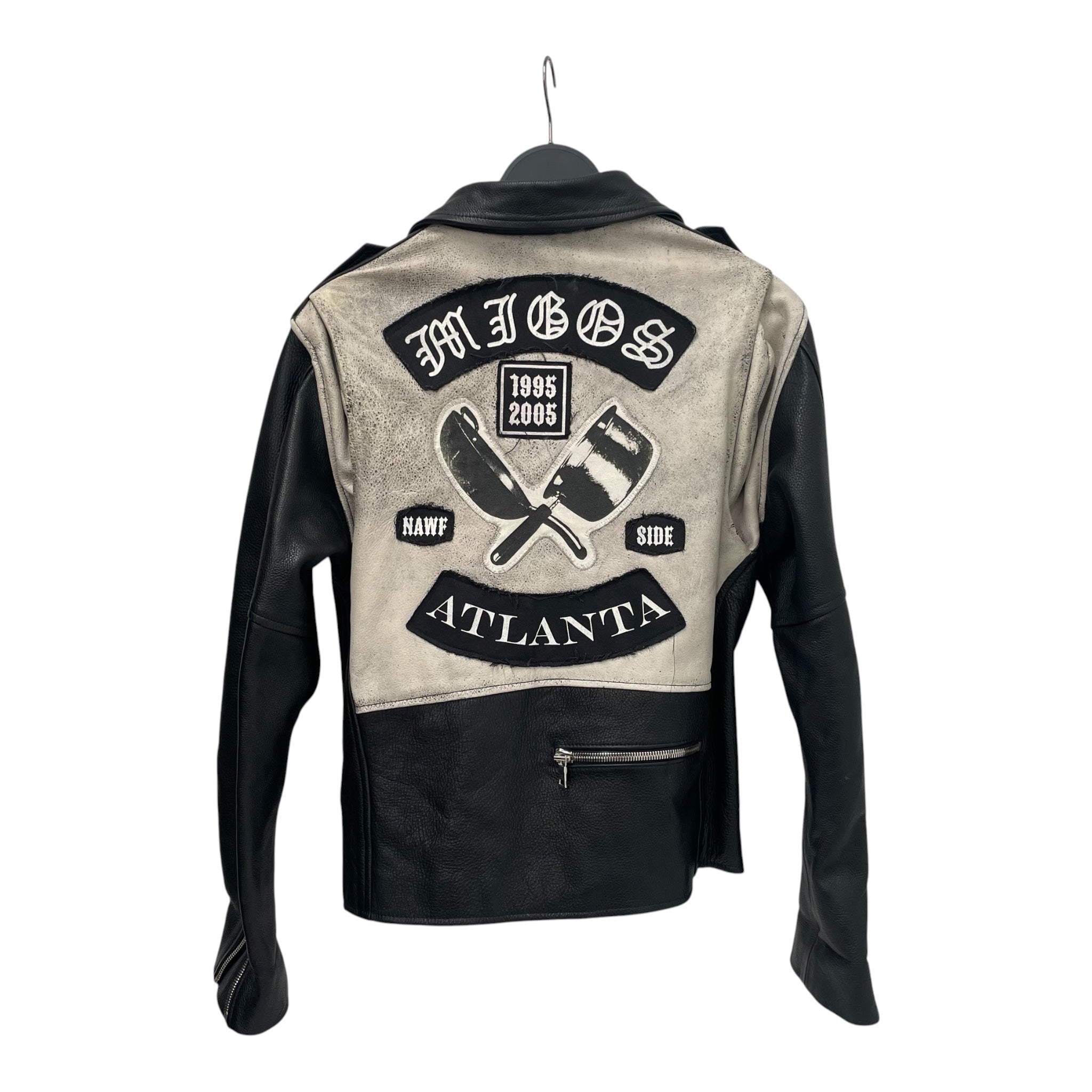 LUKE VICIOUS/Leather Jkt/L/Leather/BLK/All Over Print/ATLANTA PATCH view 2
