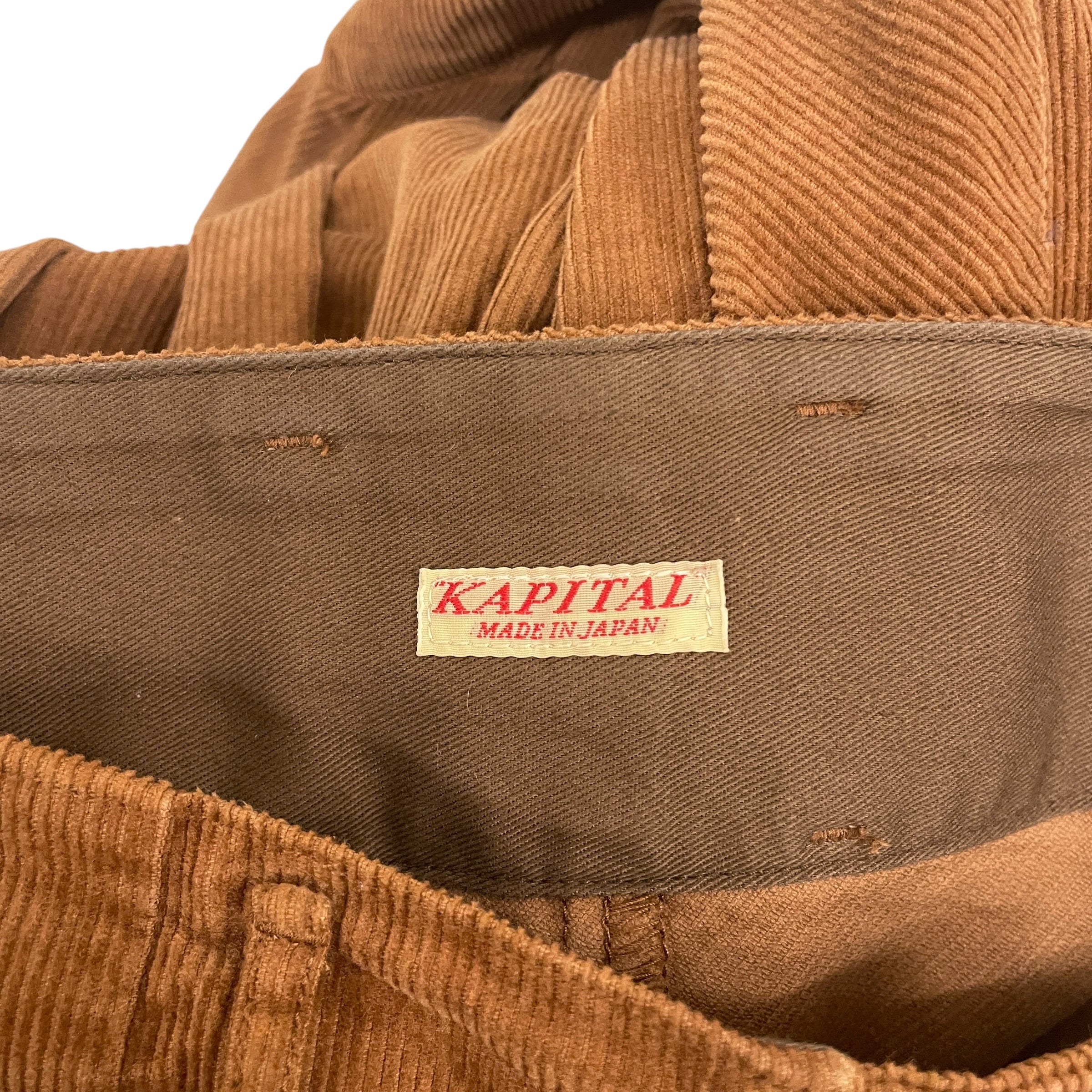 KAPITAL/Bottoms/1/Cotton/BRW/GAUCHO WIDE LEG PANT view 3
