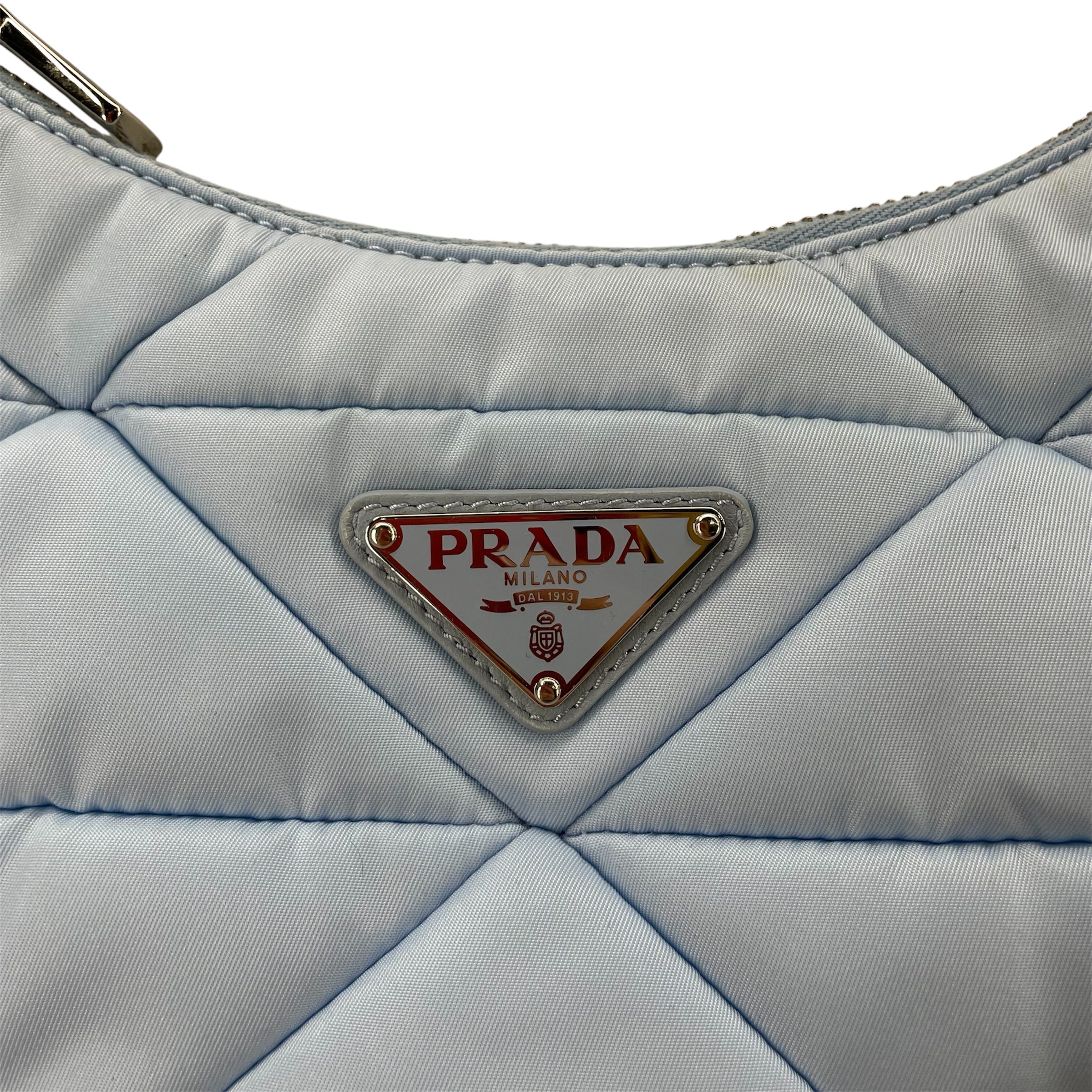 PRADA/Hand Bag/Nylon/BLU/QUILTED SHOULDER BAG view 8