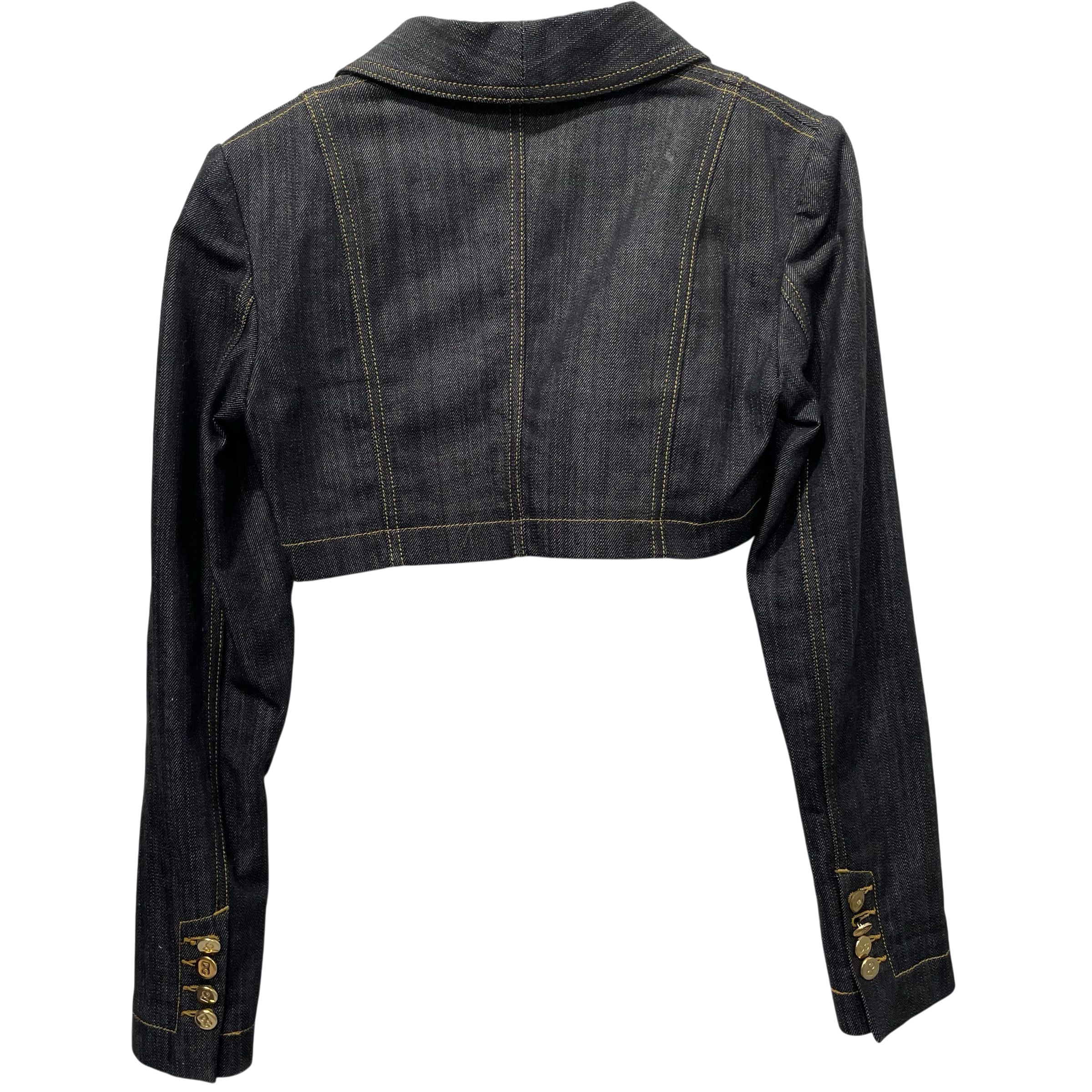 DOLCE&GABBANA/Denim Jkt/38/Denim/NVY/leopard print lining 2007 view 2
