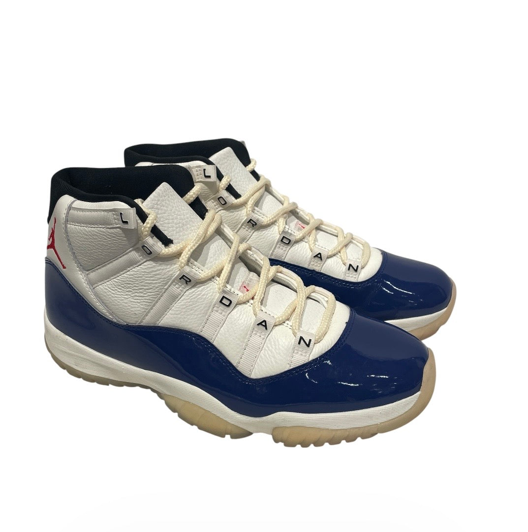 NIKE/Hi-Sneakers/US 10/Leather/BLU/Nike Air Jordan 4 Retro view 1