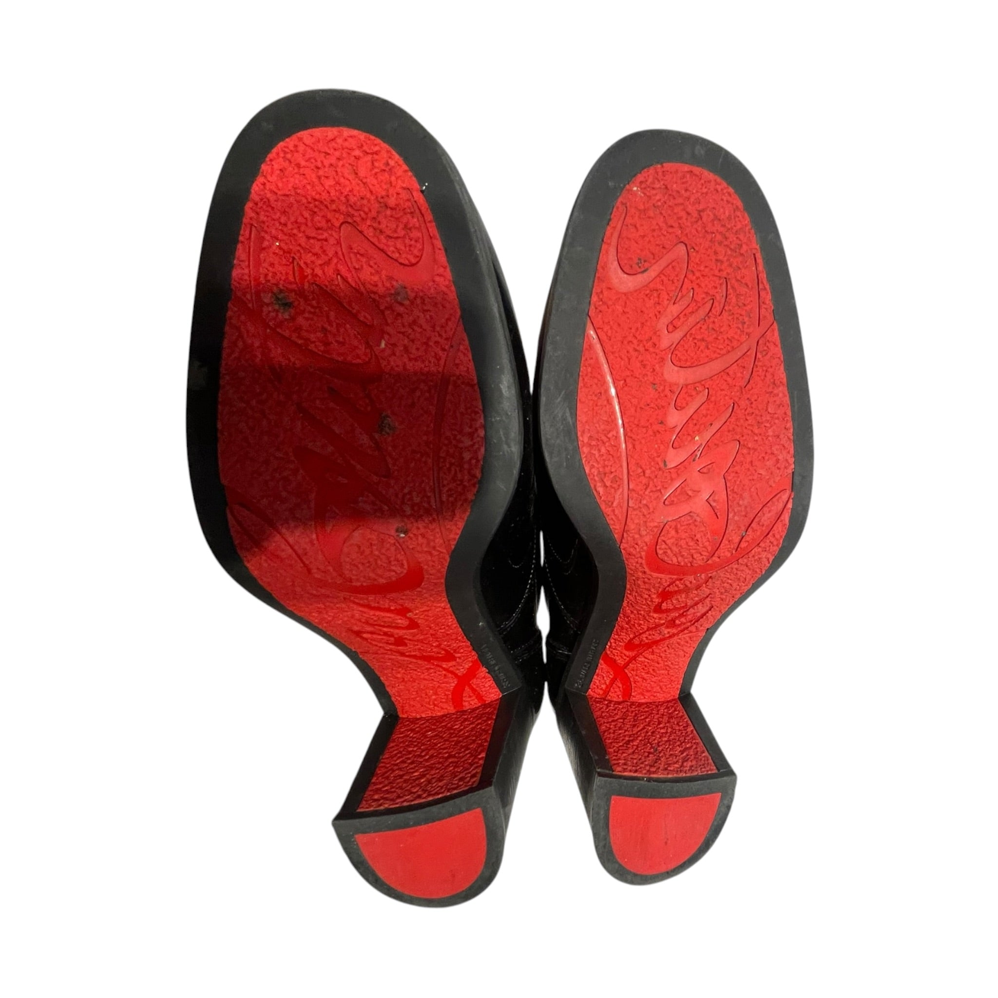 Christian Louboutin/Rain Boots/EU 38/BLK/RAINBOOTS view 4