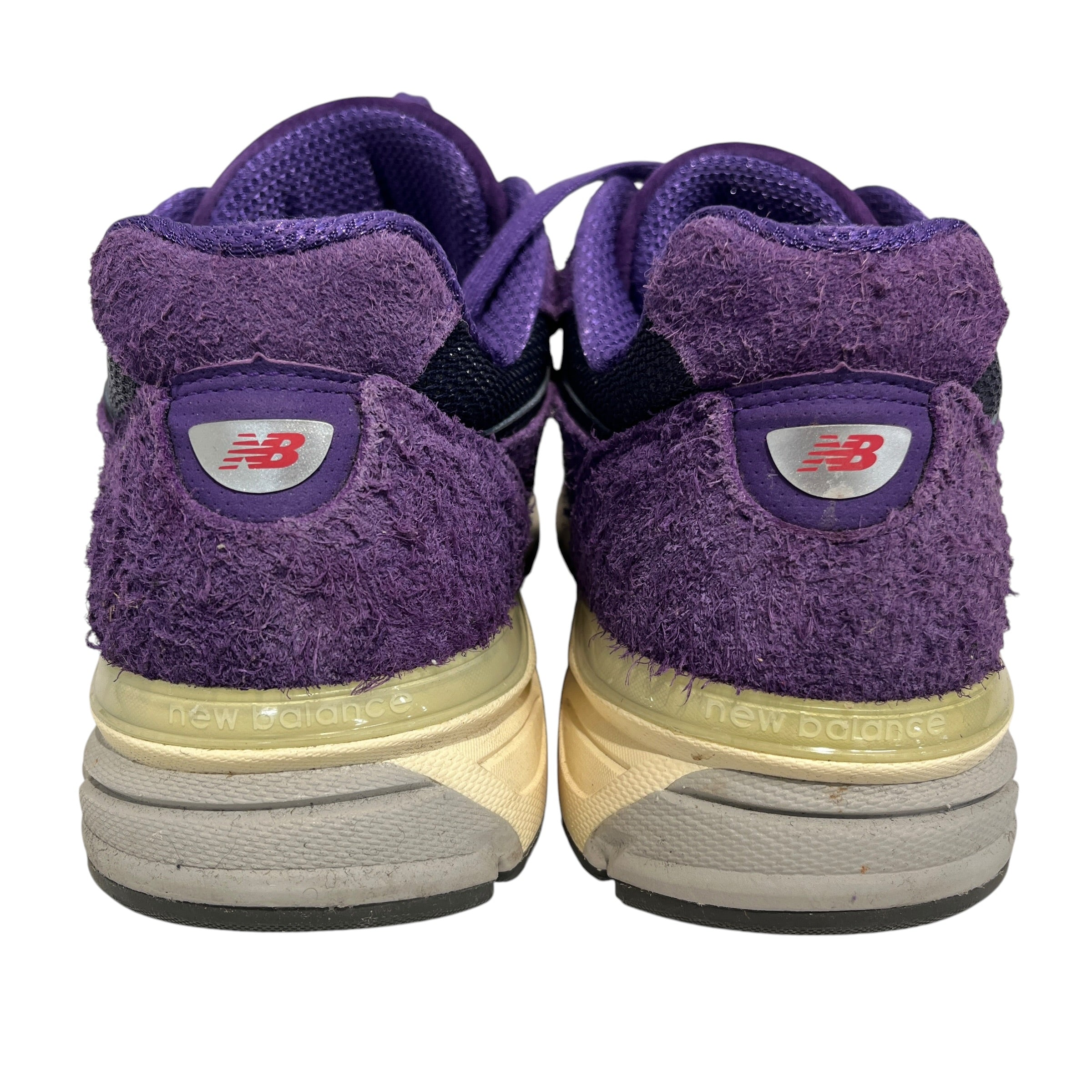 NEW BALANCE/Low-Sneakers/US 11/Cotton/PPL/990V4 TEDDY SANTIS LOW PLUS view 6