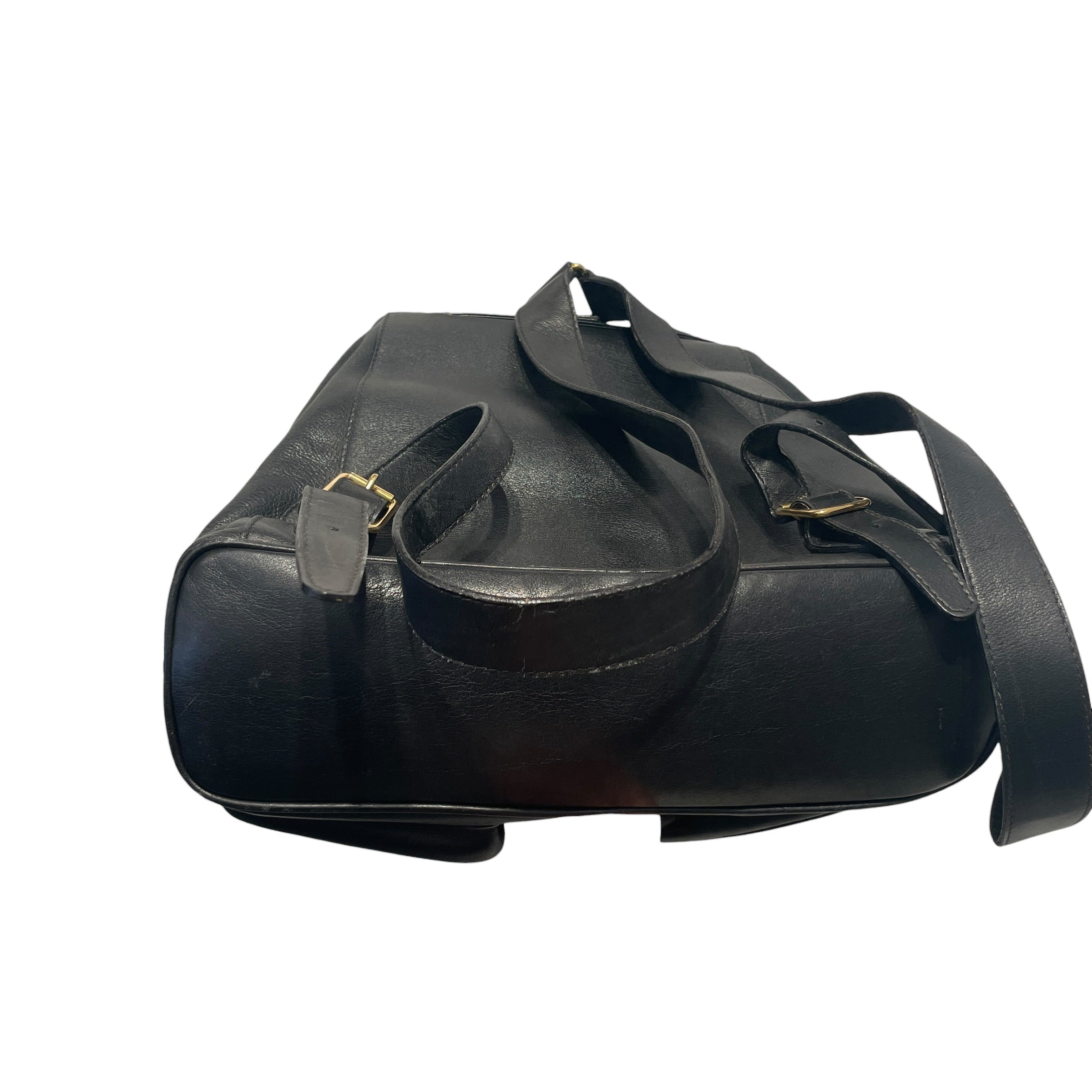 GUCCI/Backpack/Leather/BLK/BAMBOO view 3