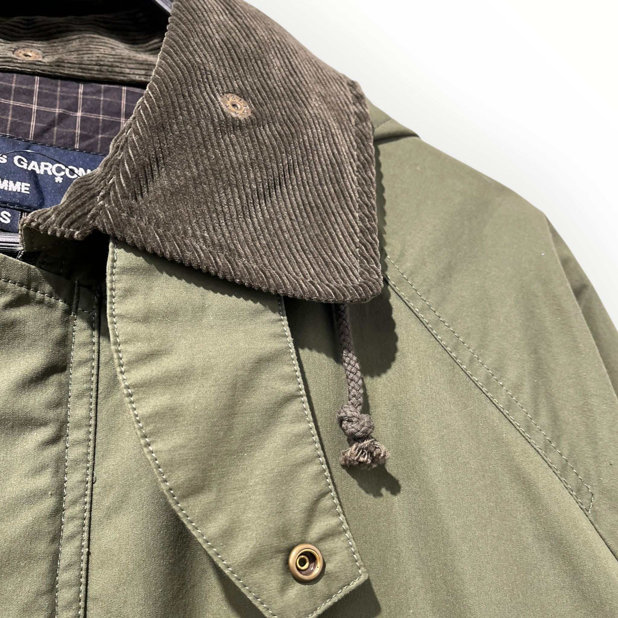 COMME des GARCONS HOMME/Jacket/S/Cotton/GRN/HK-J002 AD2022 ZIP HOOD view 4