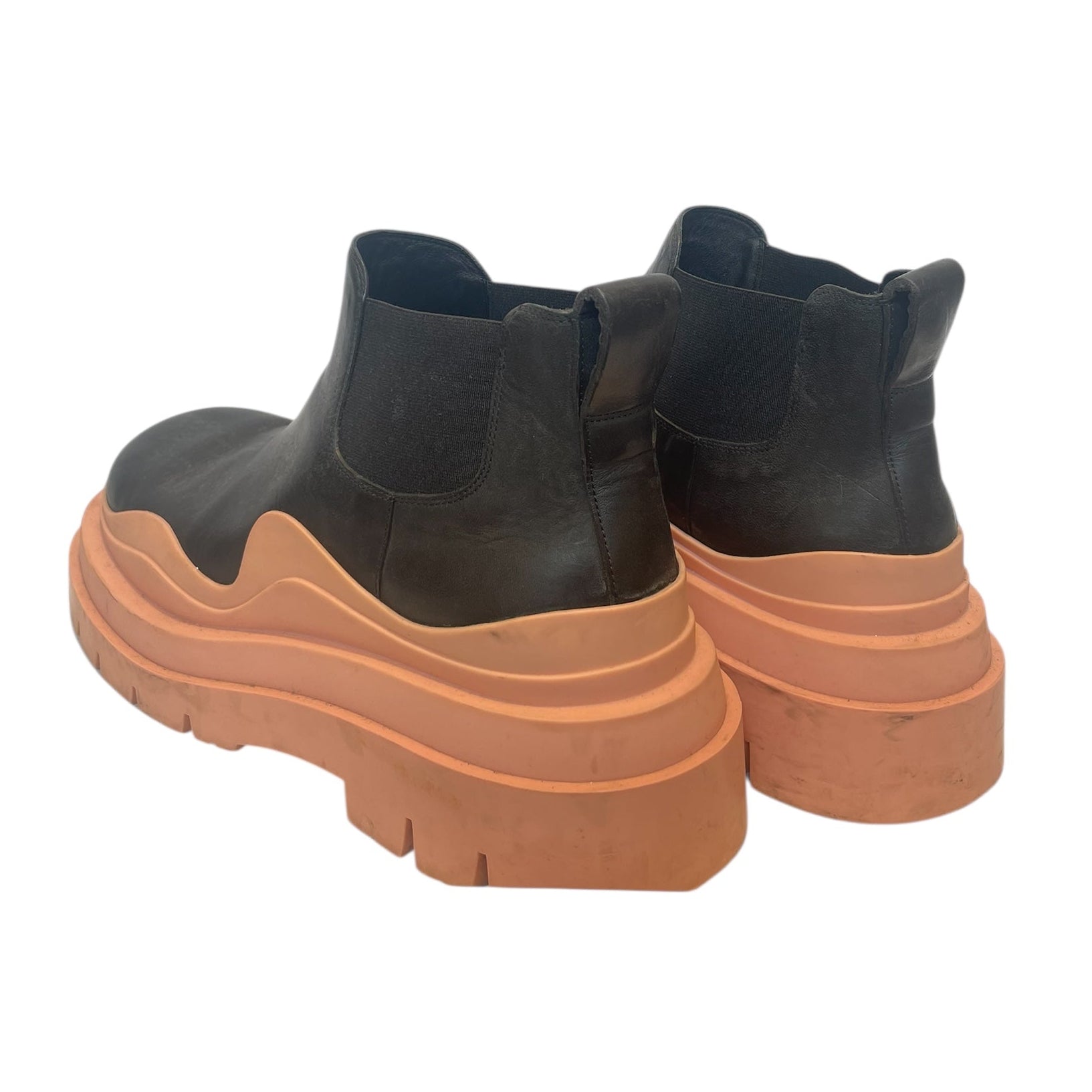 BOTTEGA VENETA/Boots/BLK/PINKBOTTOMS view 2