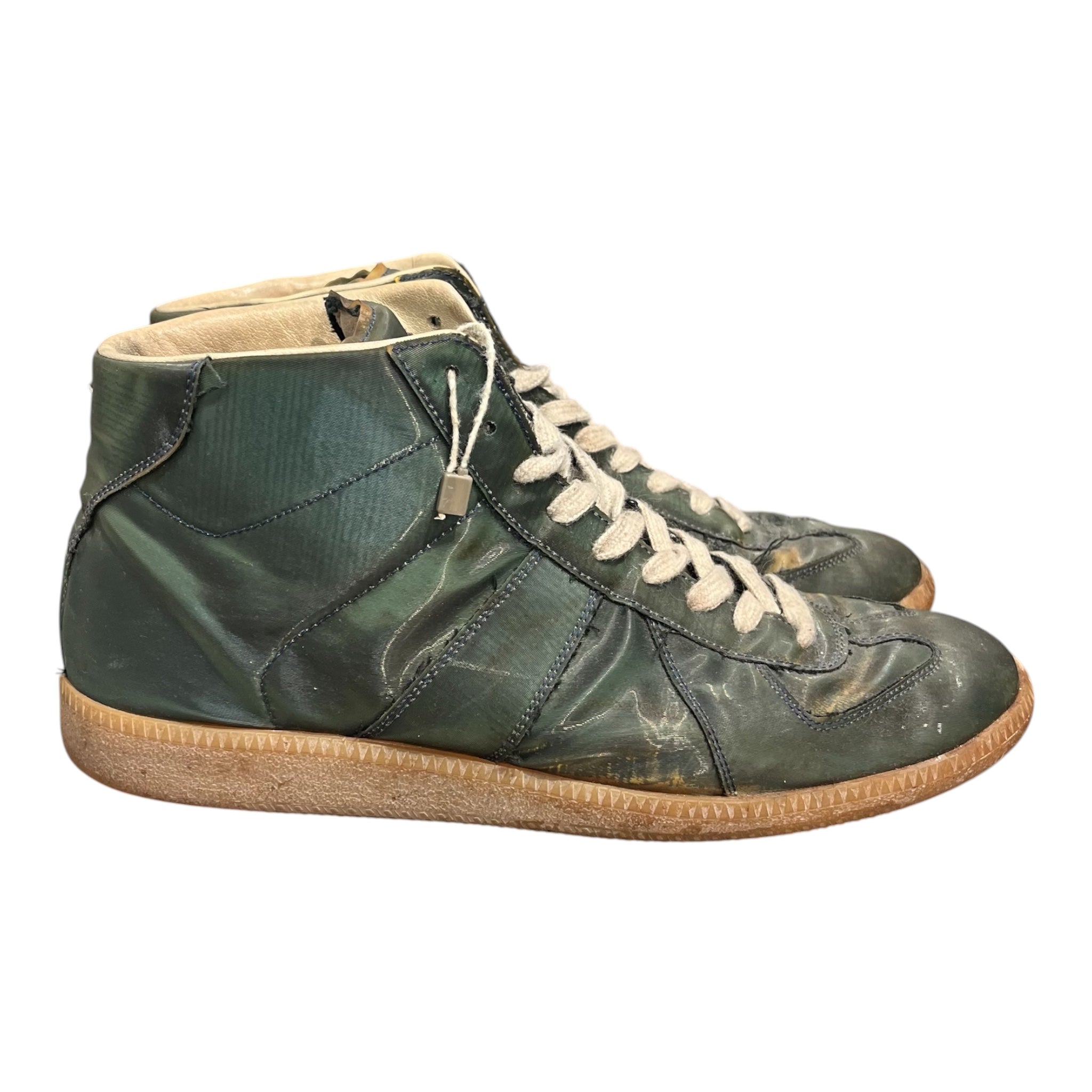 Maison Margiela/Hi-Sneakers/EU 42/GRN/REPLICA 22 SHINY RUBBER SOLE view 2