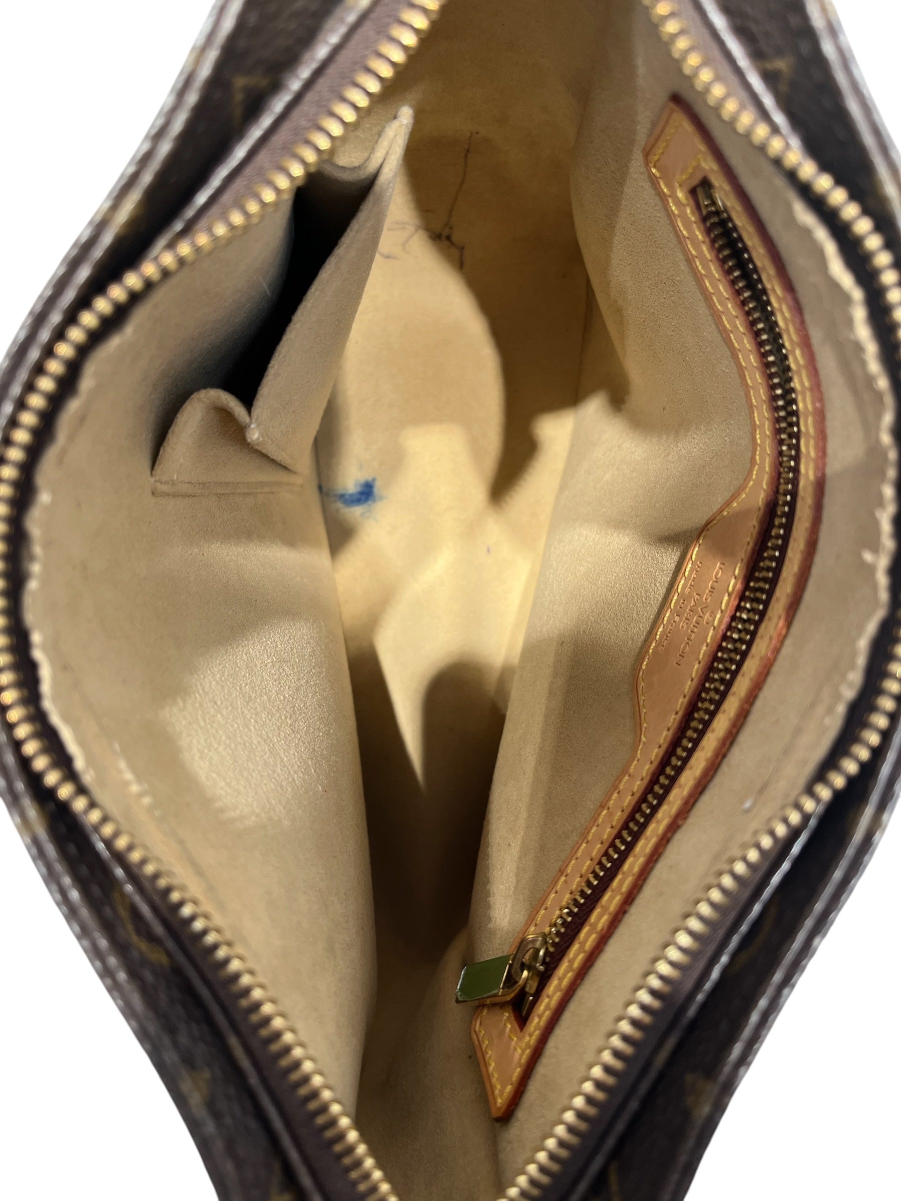 LOUIS VUITTON/Bag/Monogram/Cotton/BRW/Looping MM view 4