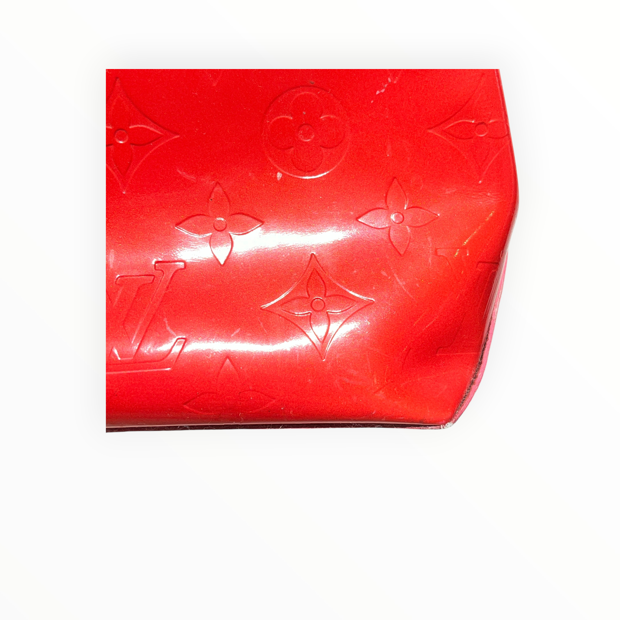 LOUIS VUITTON/Tote Bag/Leather/RED/mono vernis willshire pm view 11