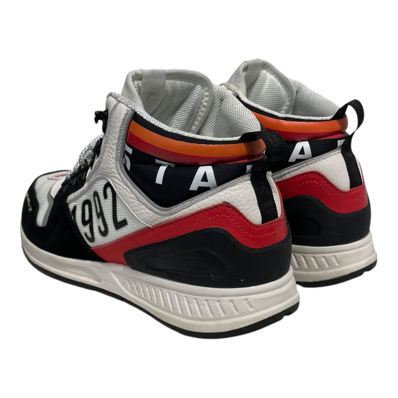 POLO RALPH LAUREN/Hi-Sneakers/US 9/Graphic/Polyester/WHT/STADIUM 1992