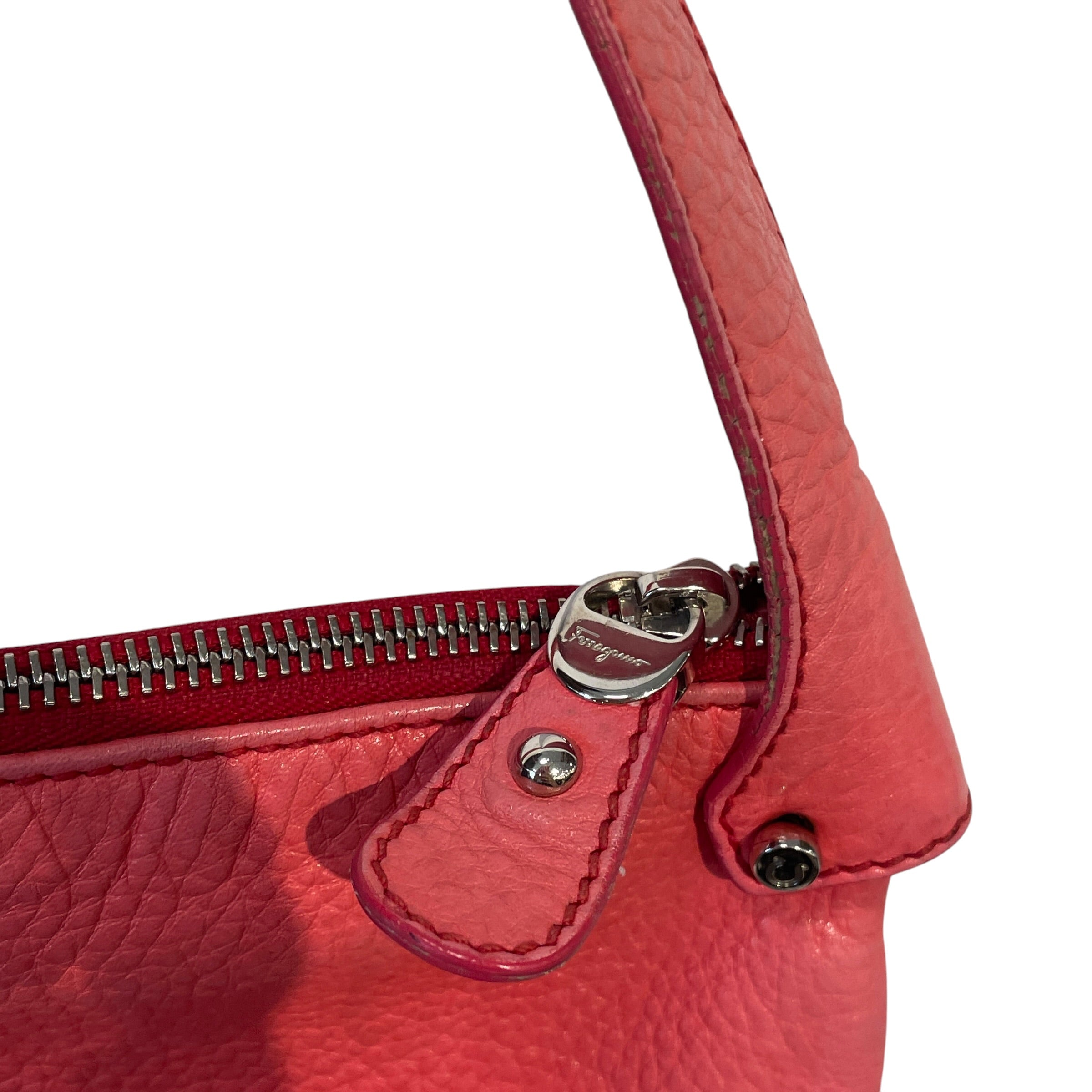 Salvatore Ferragamo/Bag/Leather/PNK/GANCINI SILVER HARDWARE view 5