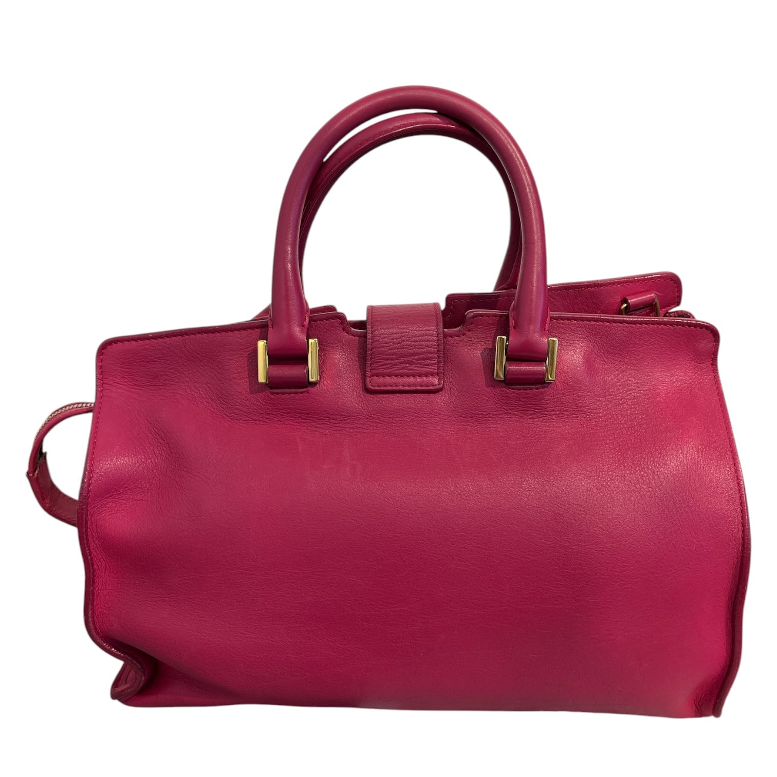 YVES SAINT LAURENT/Hand Bag/Leather/PNK/cabas Y view 2