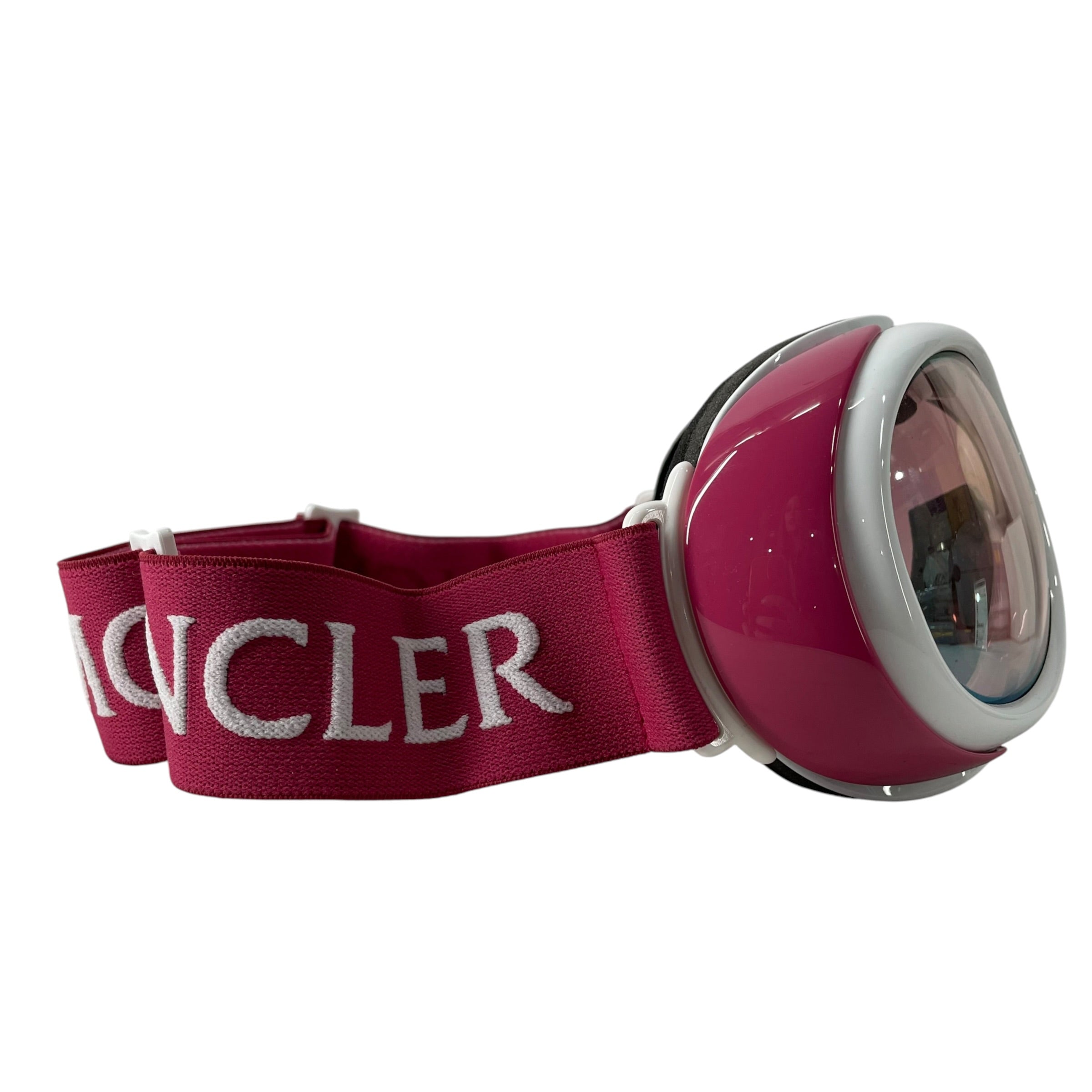 MONCLER/Sunglasses/Plastic/PNK/L's/SKI GOGGLES/ WHITE view 2