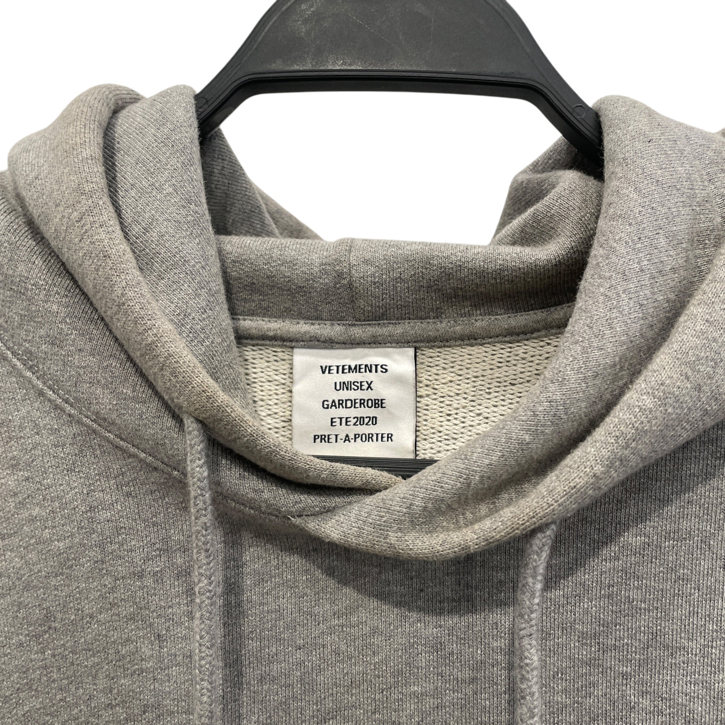 VETEMENTS/Hoodie/M/Cotton/GRY/MAILSTICKER view 3