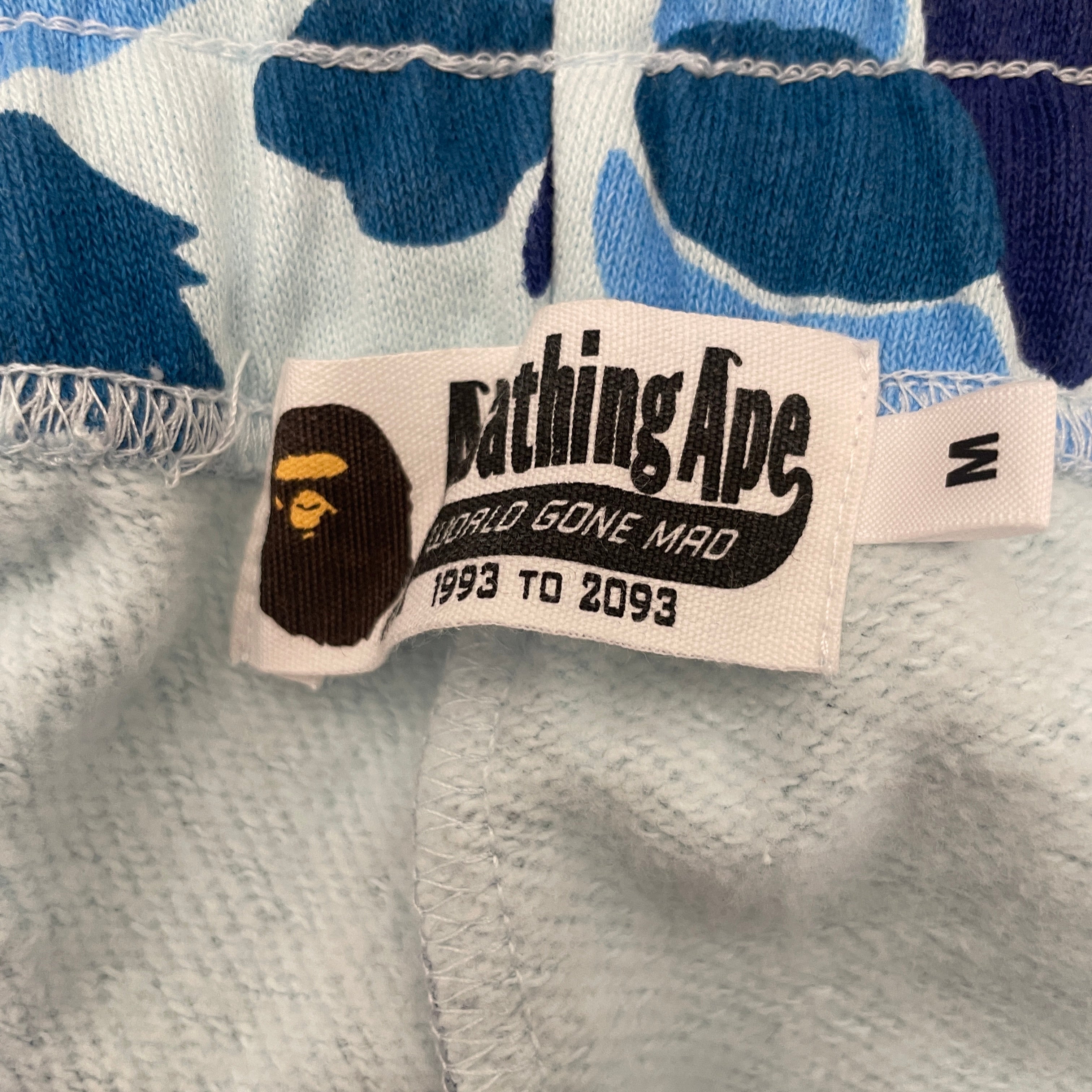 A BATHING APE/Shorts/M/Cotton/BLU/Camouflage/BAPE BLUE CAMO view 3