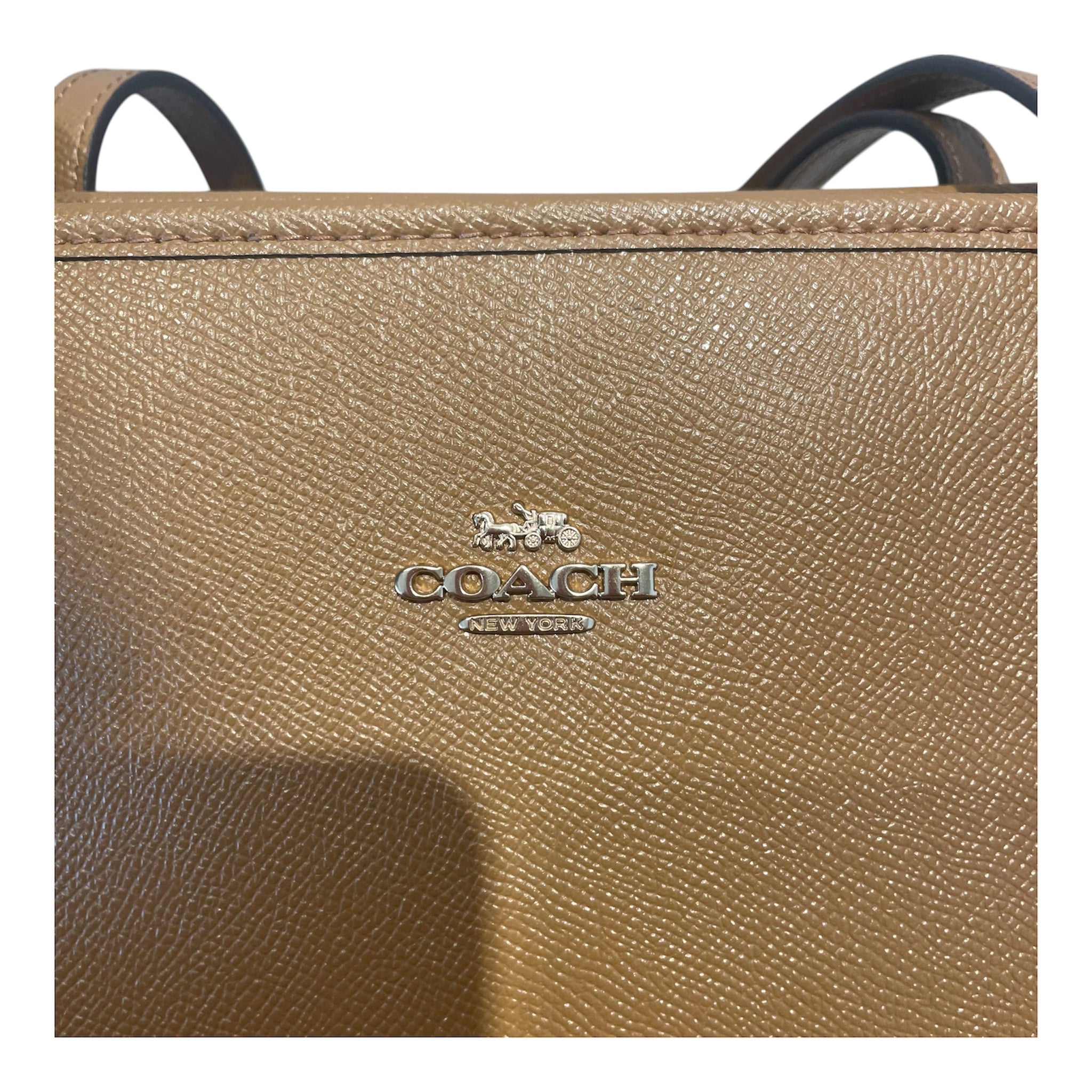 COACH/Tote Bag/Leather/BEG/City Zip (F58846) view 4