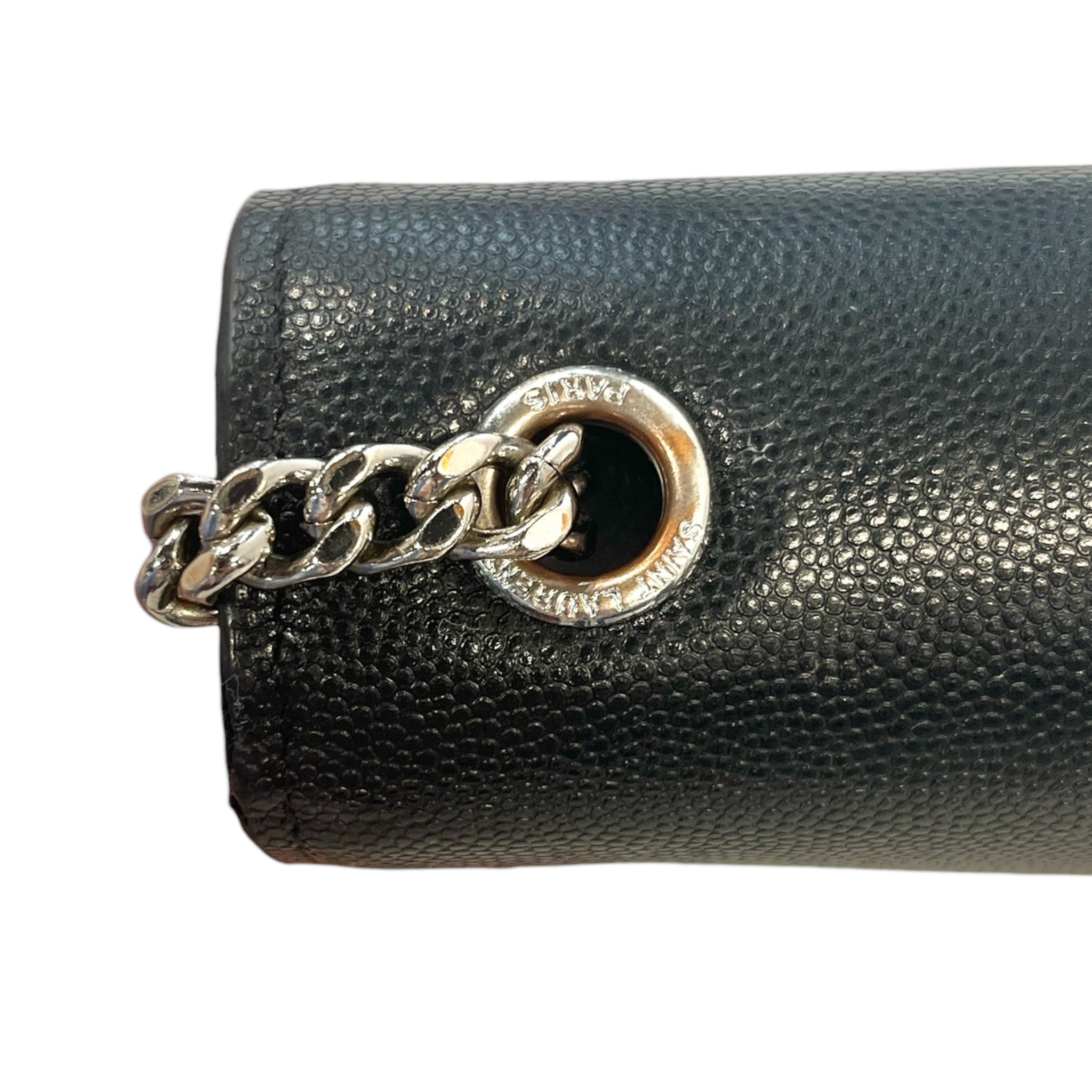 YVES SAINT LAURENT/Cross Body Bag/Leather/BLK/ view 10