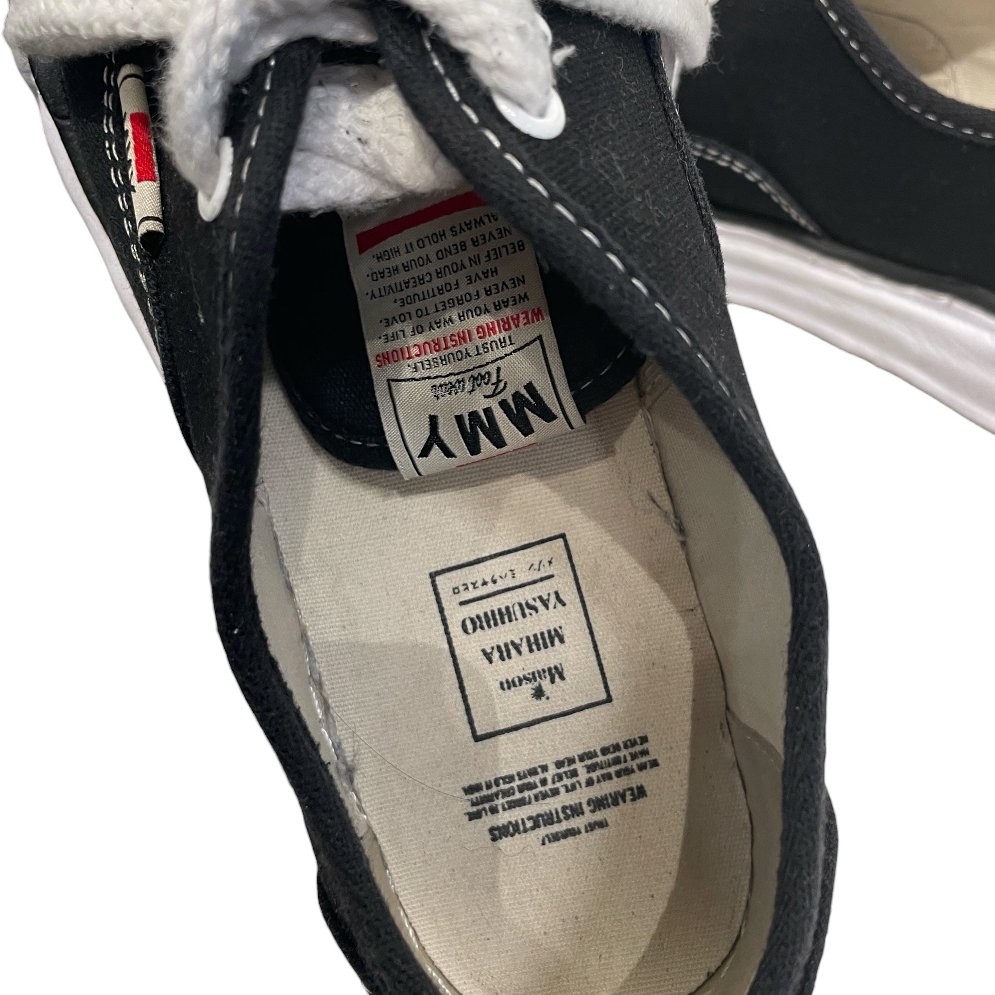 Maison Mihara Yasuhiro/Low-Sneakers/EU 40/Cotton/NVY/ view 3